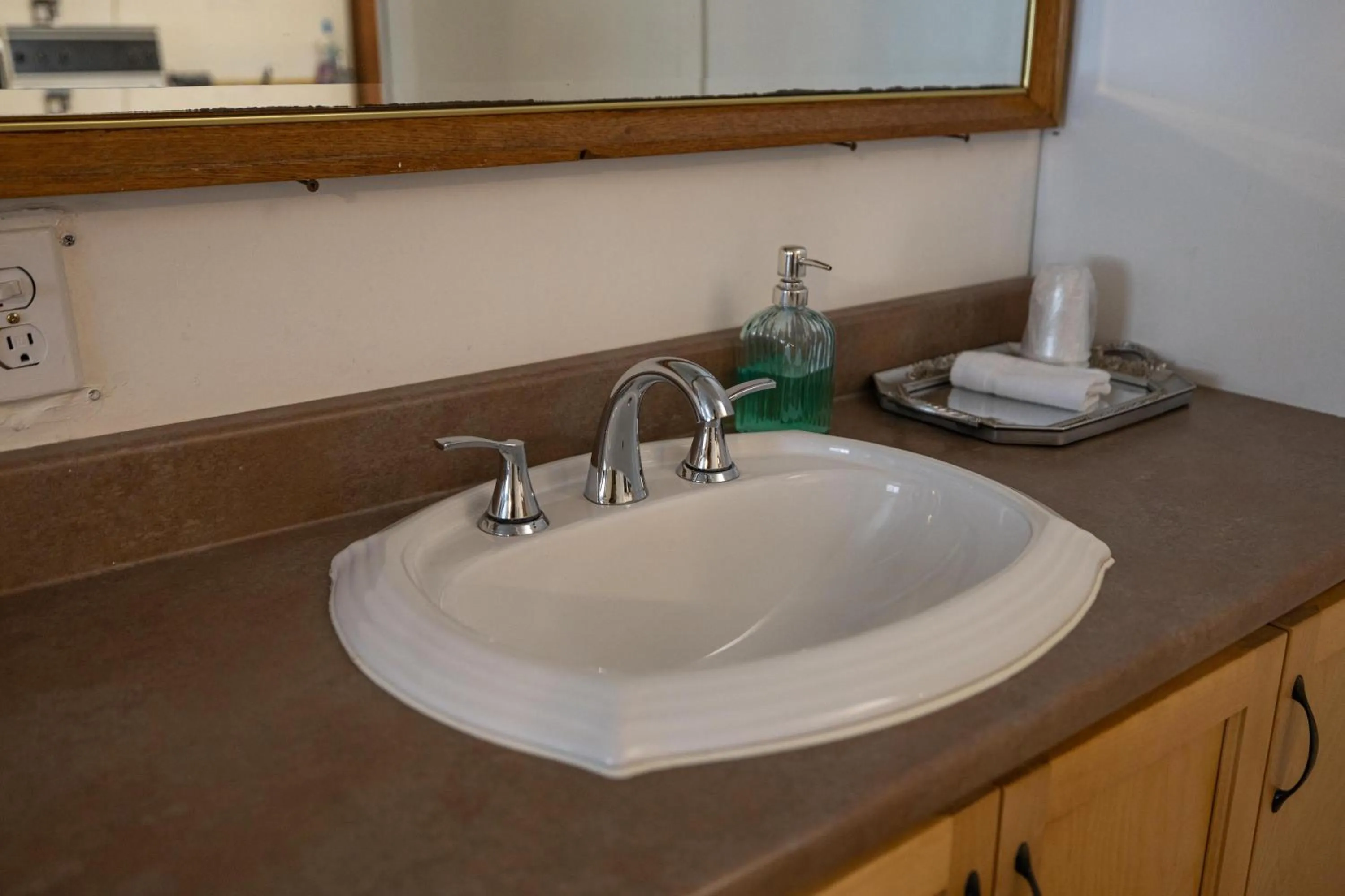 Bathroom in Motel Deblois