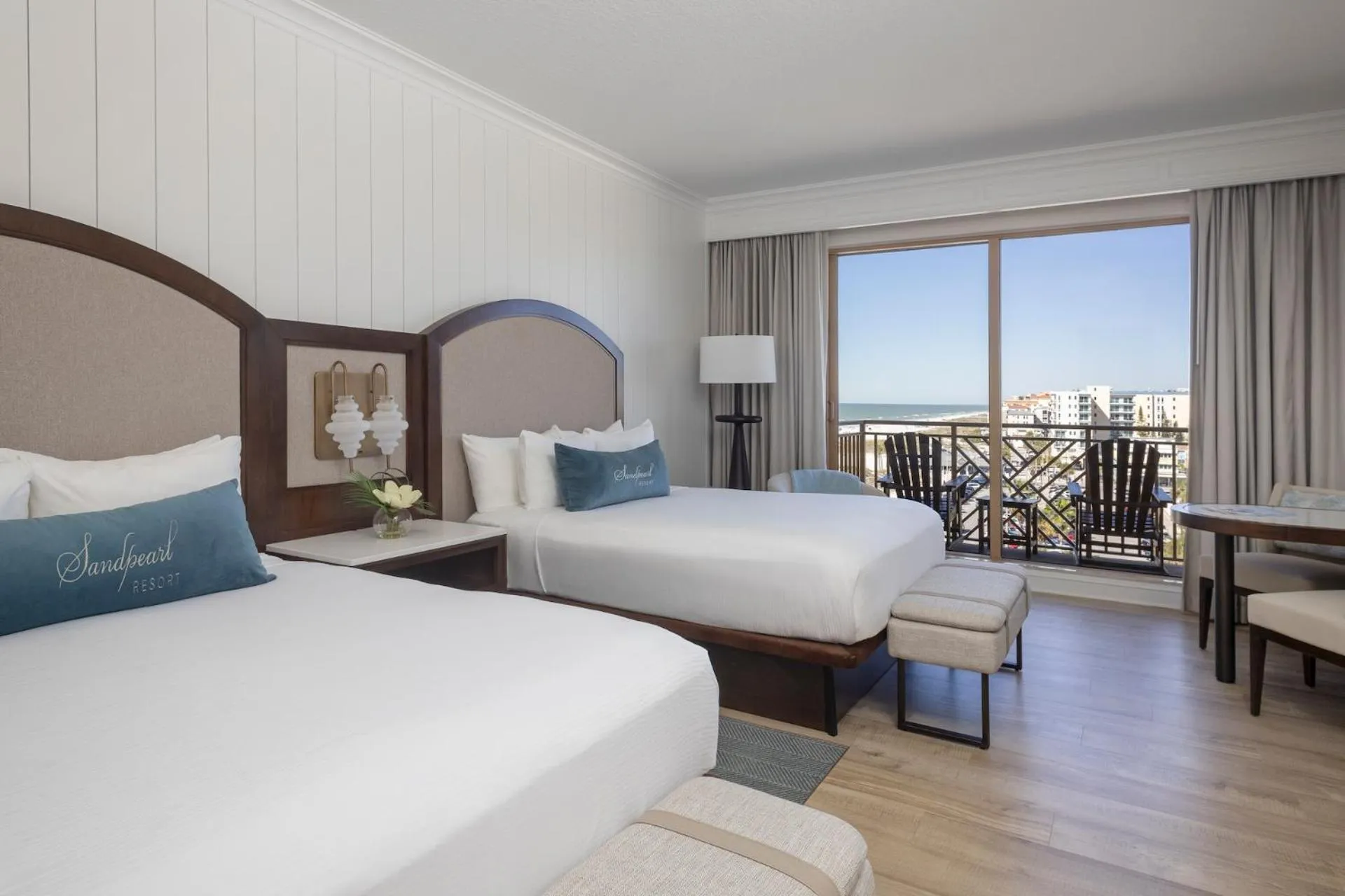 Bed in Sandpearl Resort Private Beach