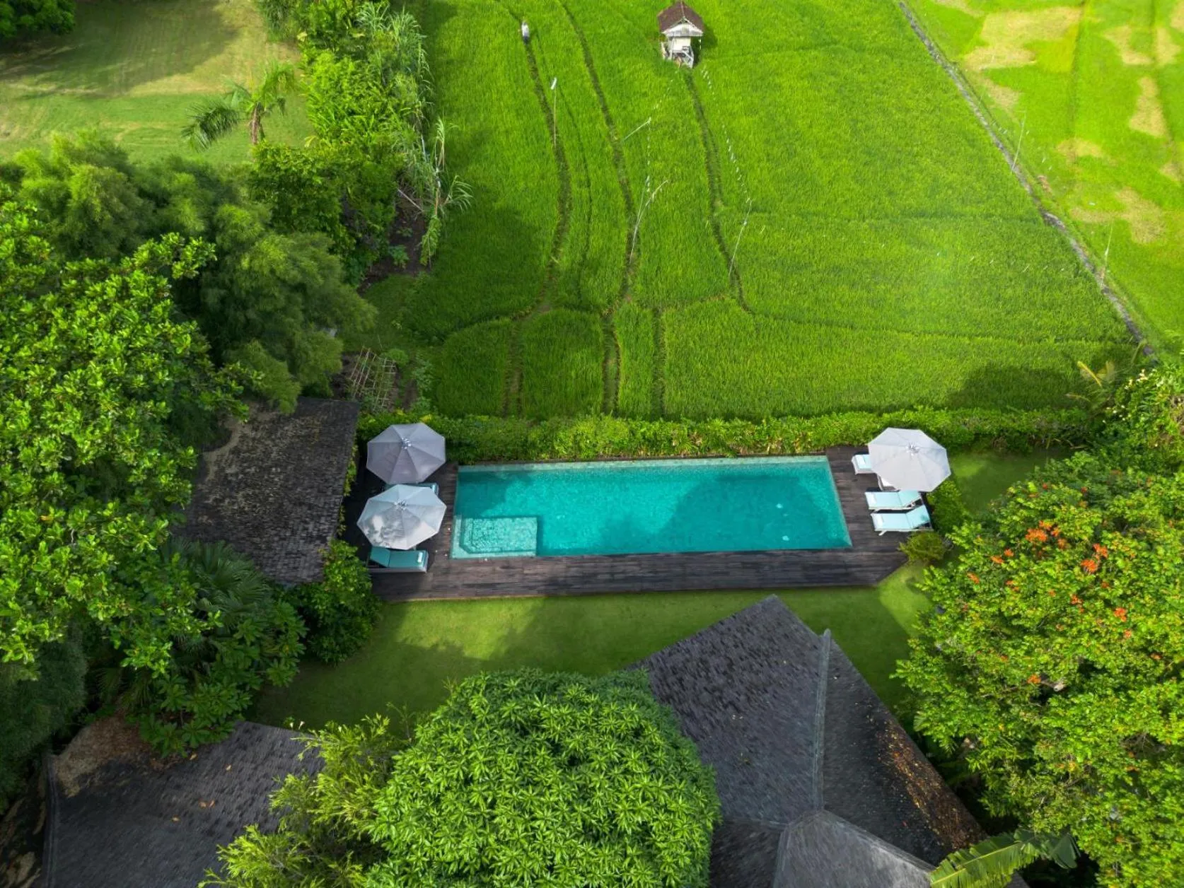 Bird's eye view in Villa Artis