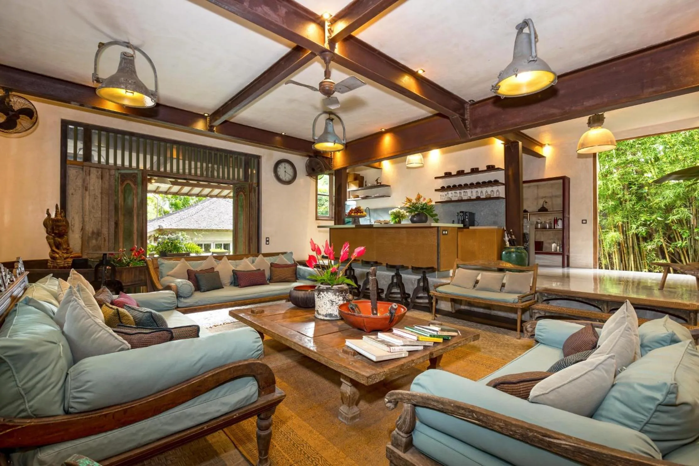 Living room in Villa Artis