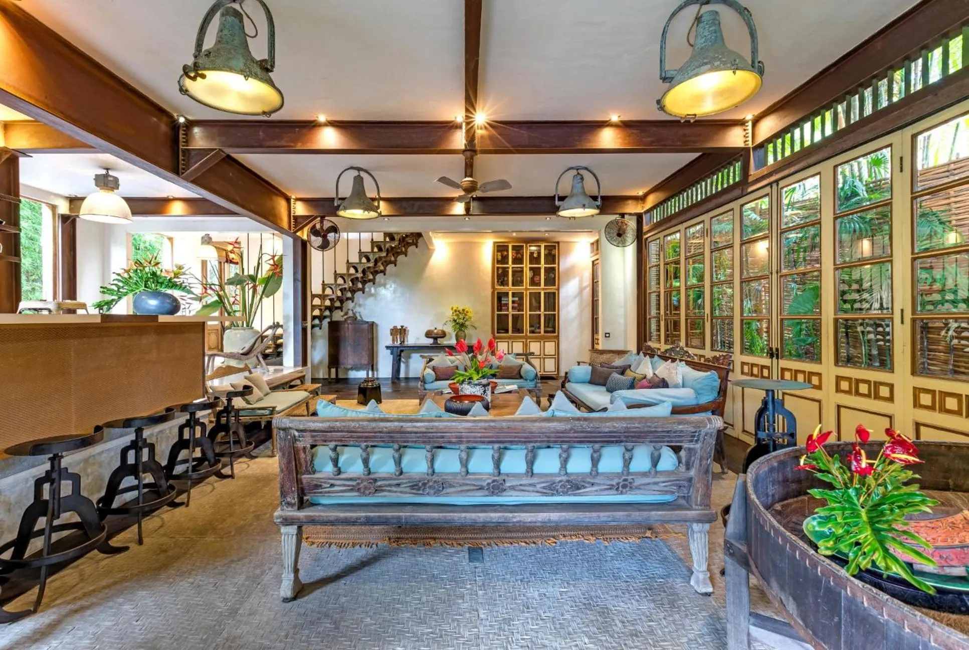 Living room in Villa Artis