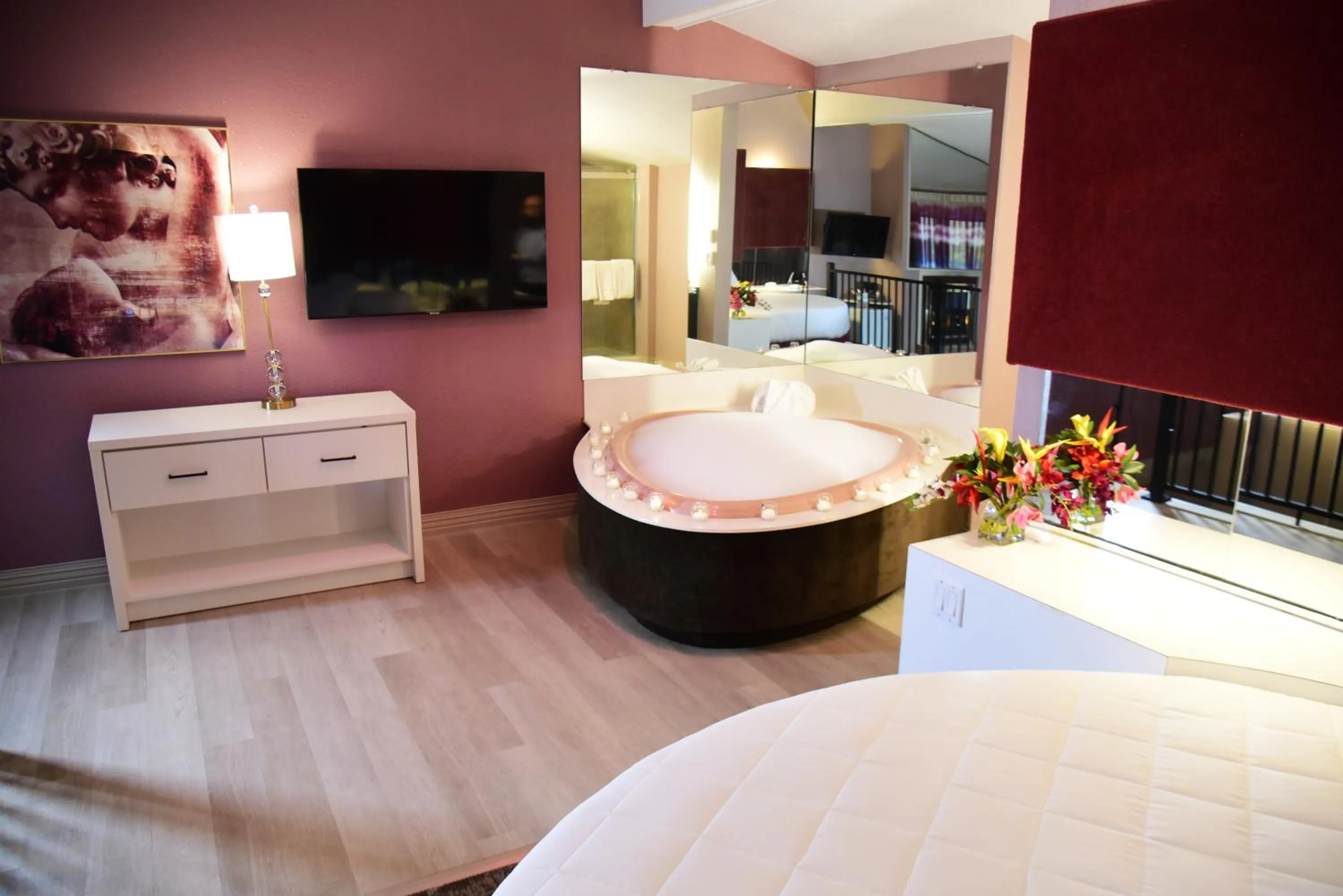 Bed in Cove Haven Resort