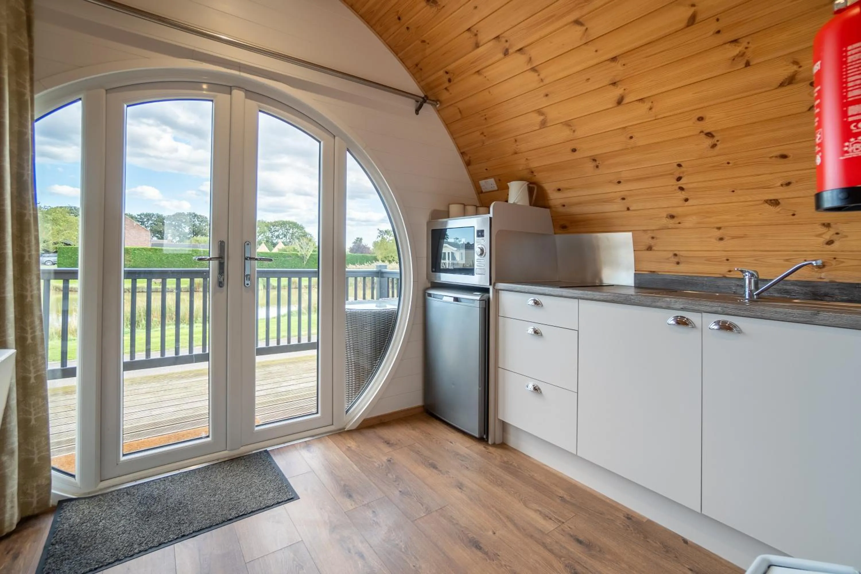 Kitchen or kitchenette in Grange Farm Park