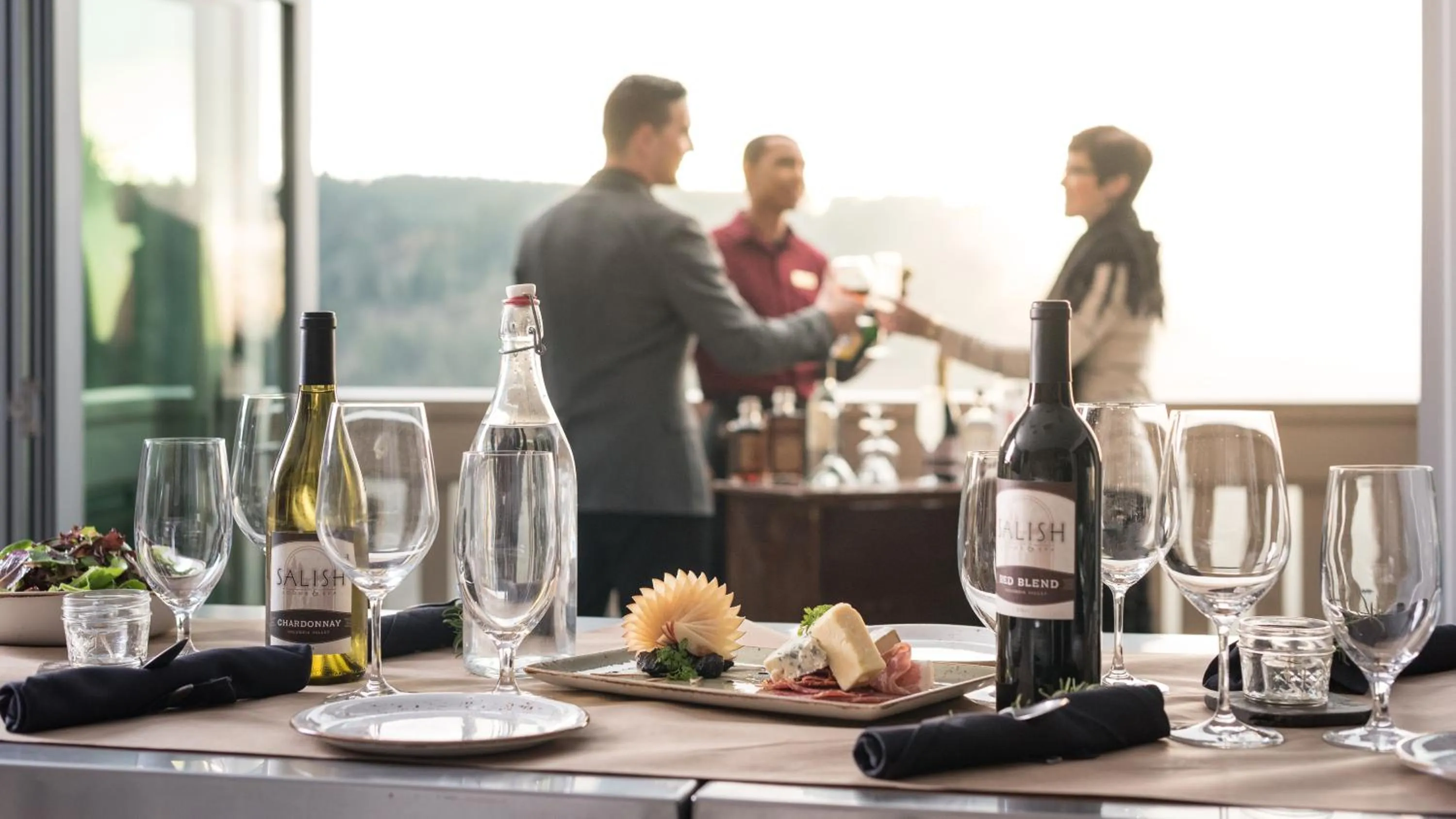 Patio in Salish Lodge & Spa