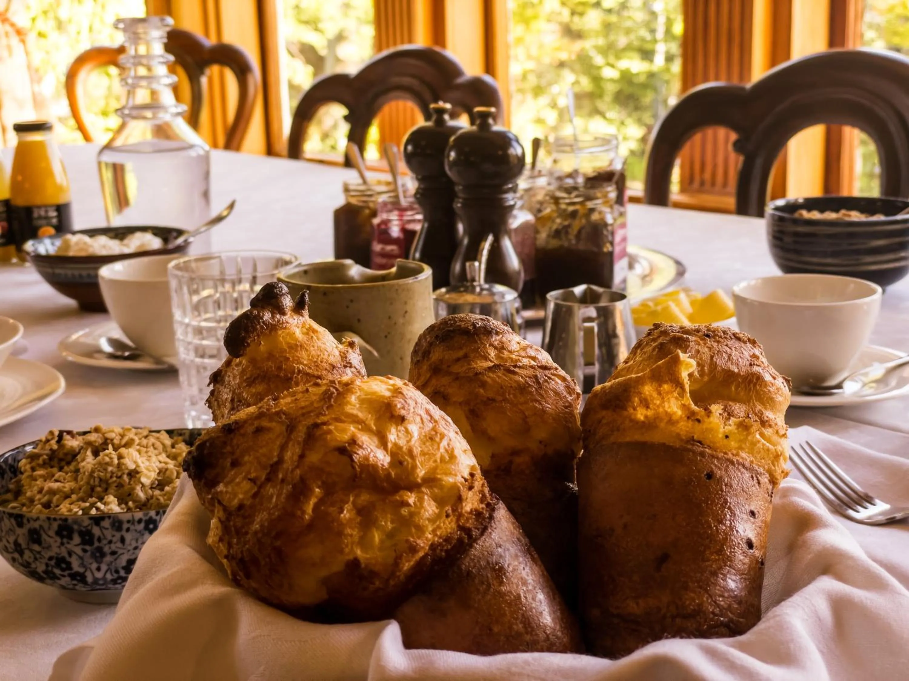 Breakfast in Pen-y-bryn Lodge