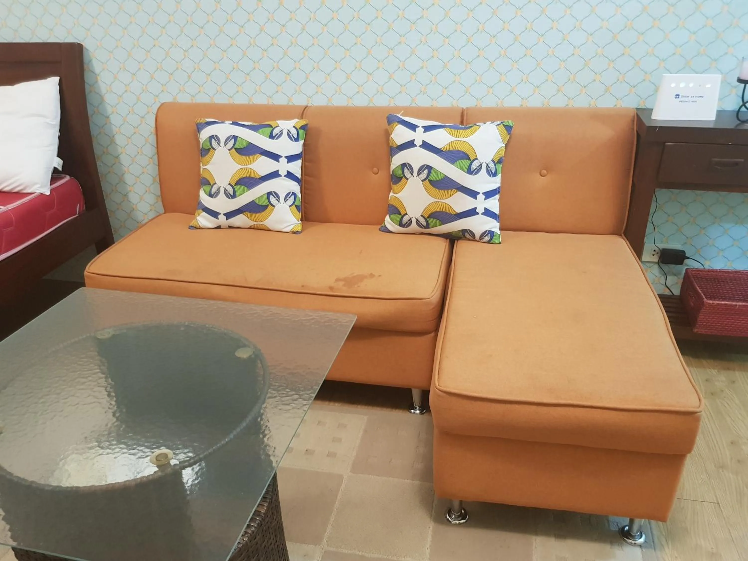 Living room in Kara's Suite