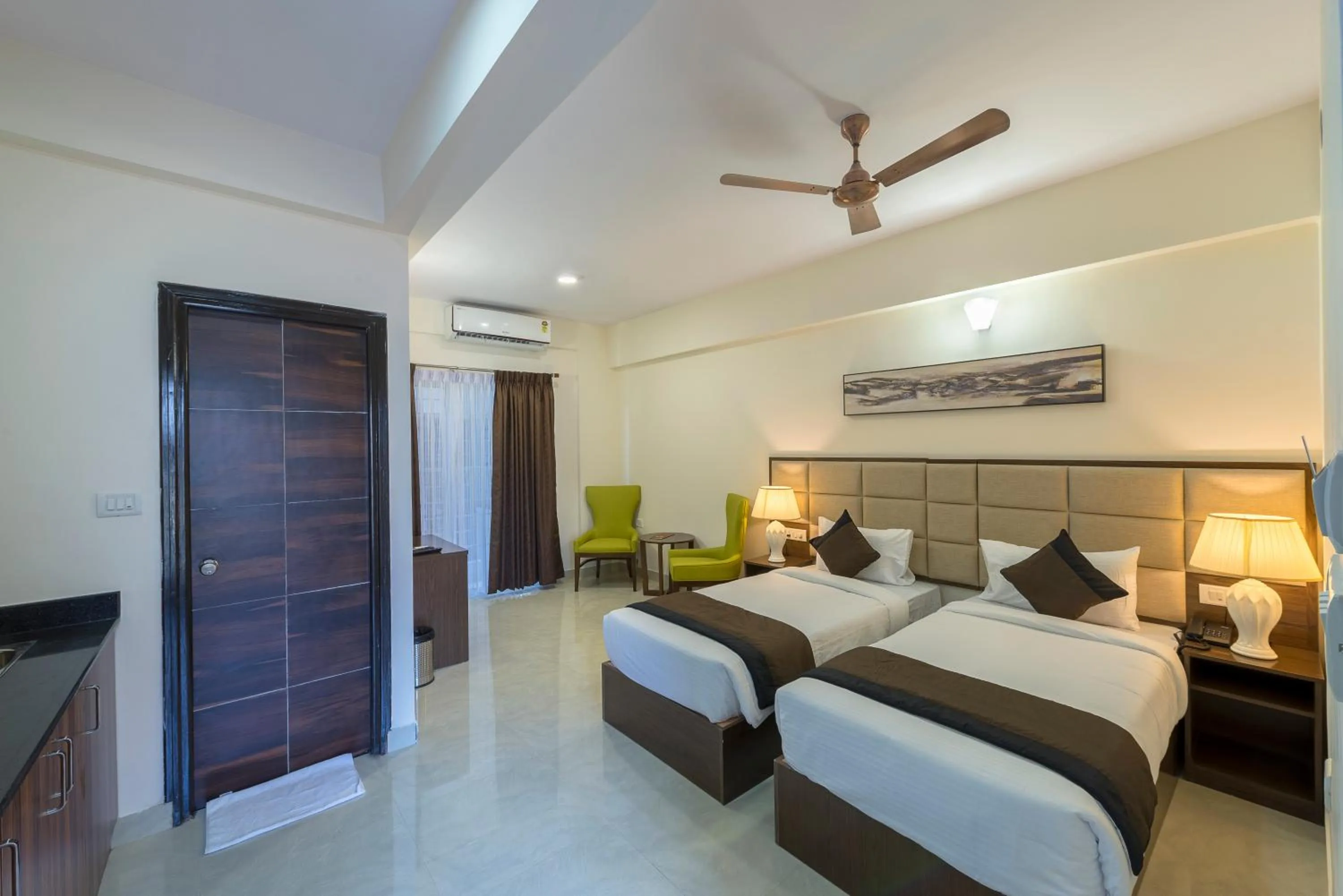 Photo of the whole room, Bed in Daffodil Delight - Manyata Tech Park