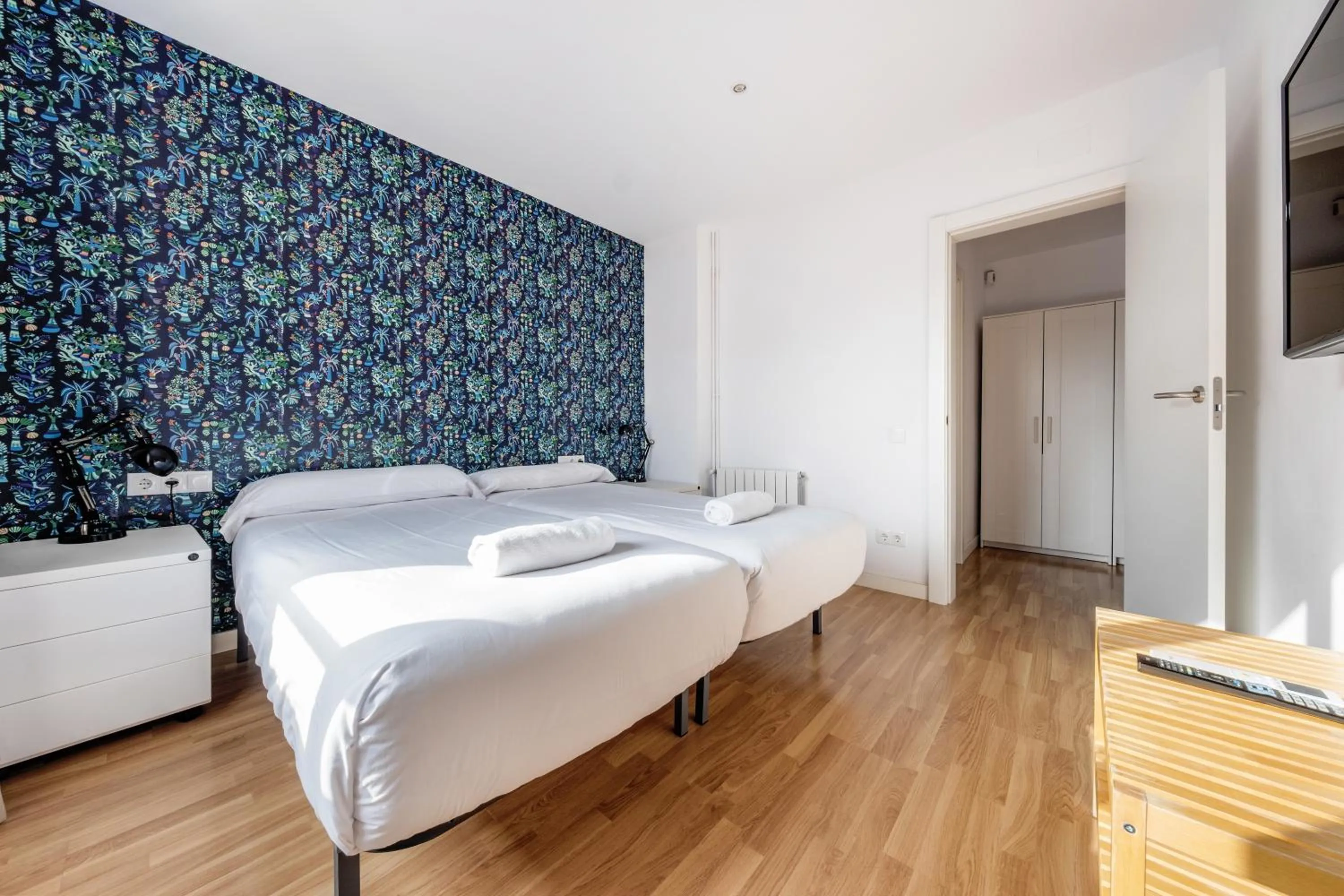 Bedroom, Bed in AinB Barcelona Sants Apartments