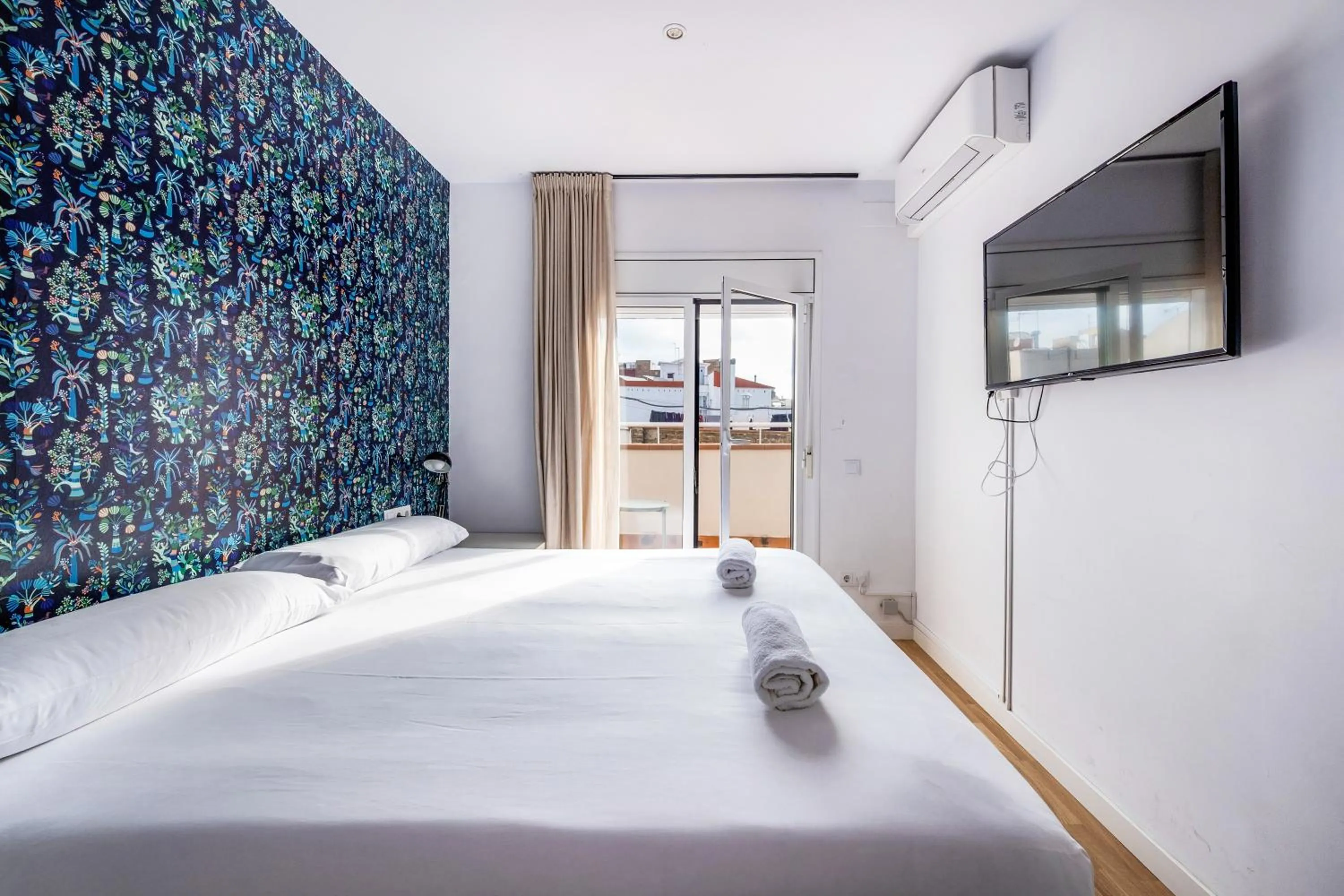 Bedroom, Bed in AinB Barcelona Sants Apartments