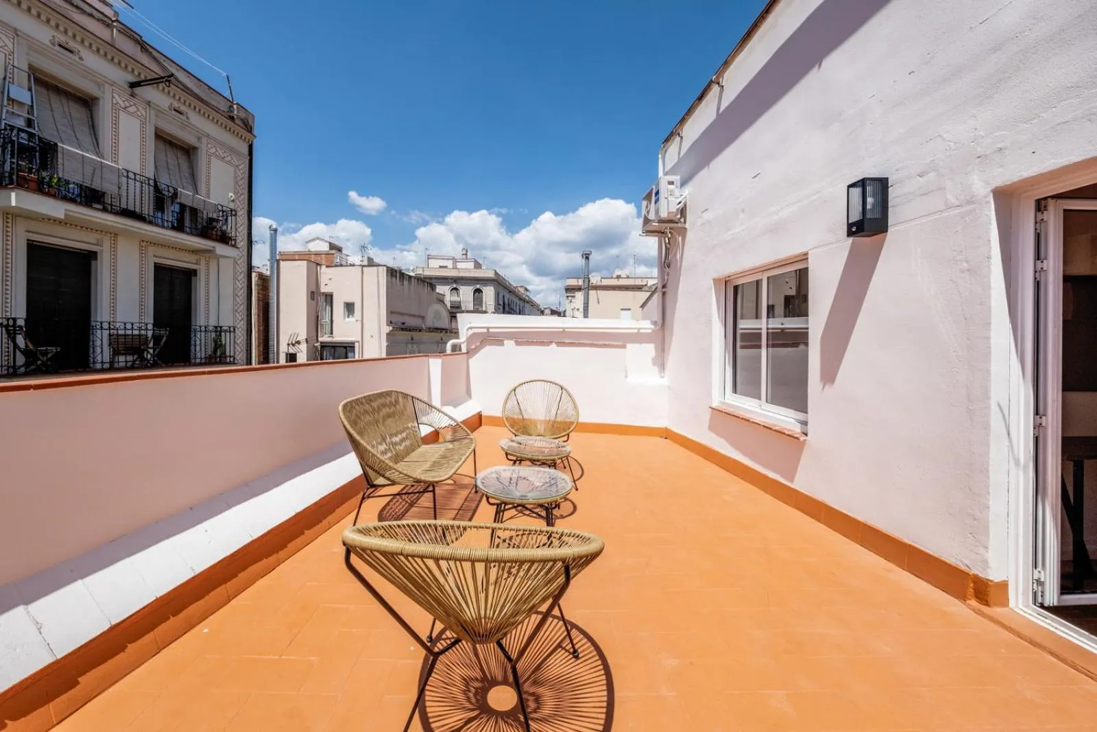 Balcony/Terrace in AinB Barcelona Sants Apartments