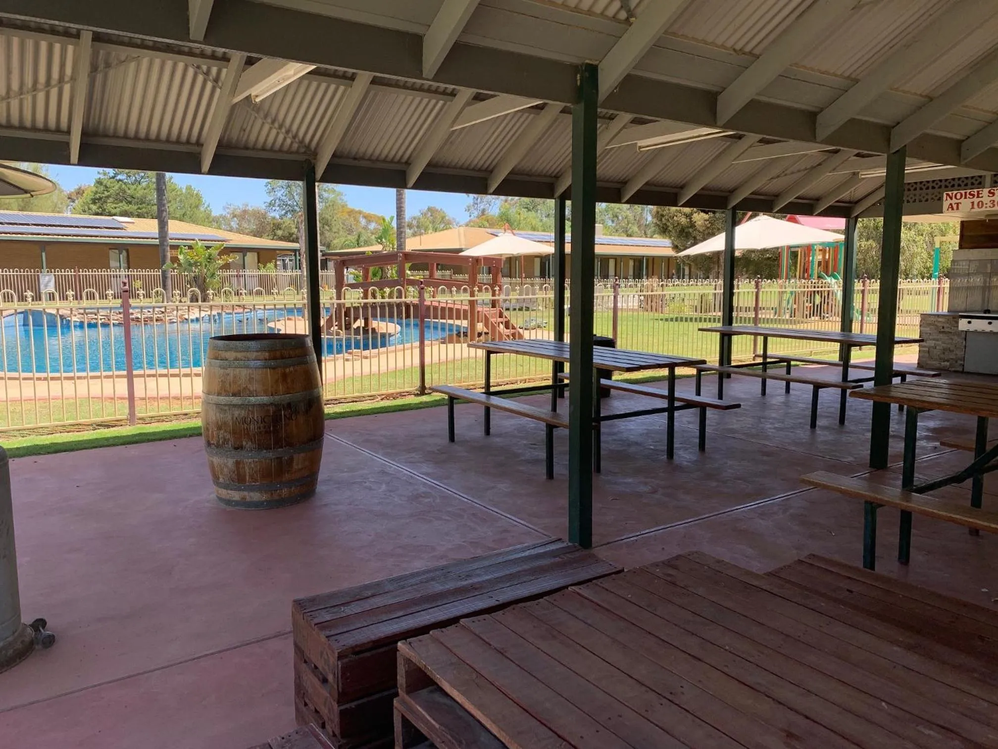BBQ facilities in Cobram Barooga Golf Resort