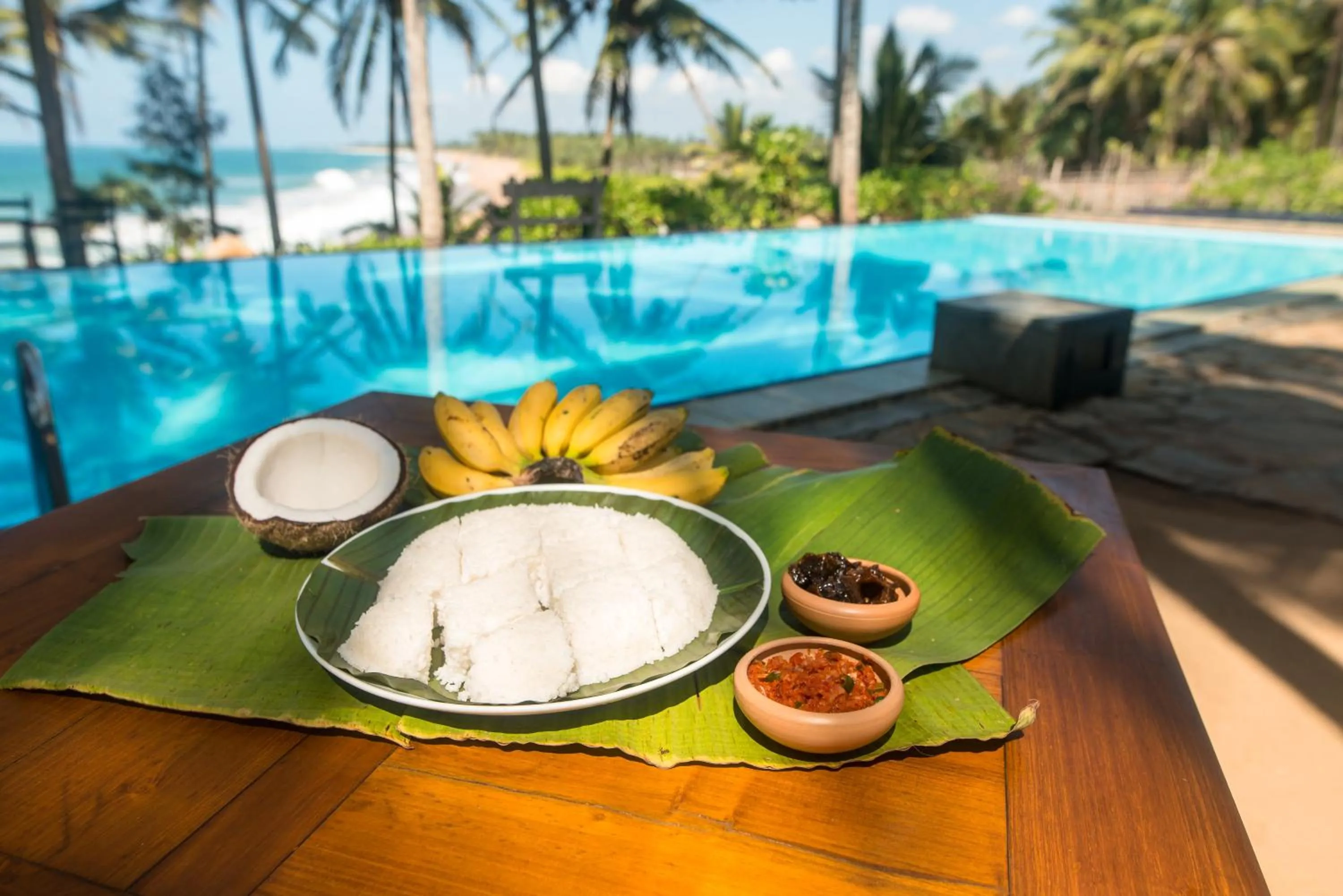 Food and drinks in Turtle Bay Boutique Hotel