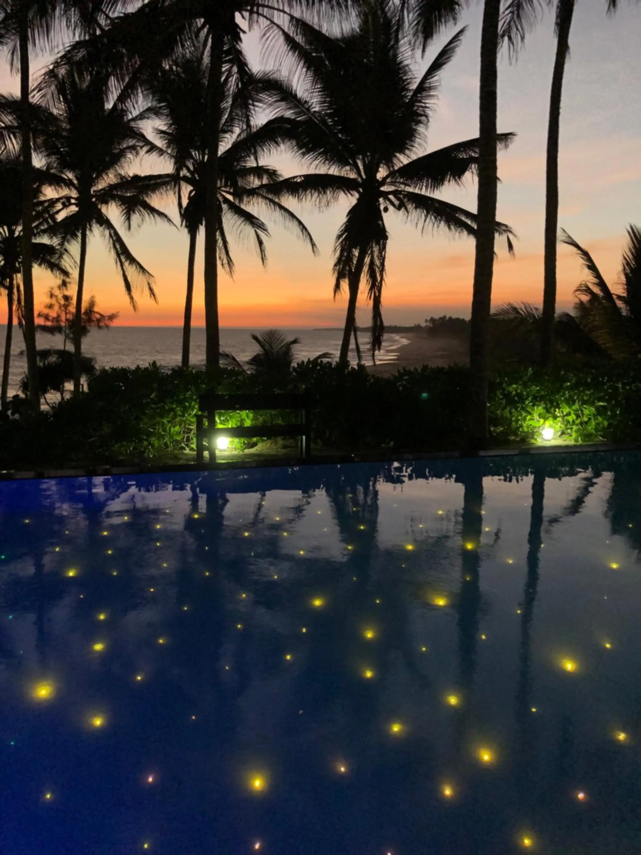 Pool view in Turtle Bay Boutique Hotel