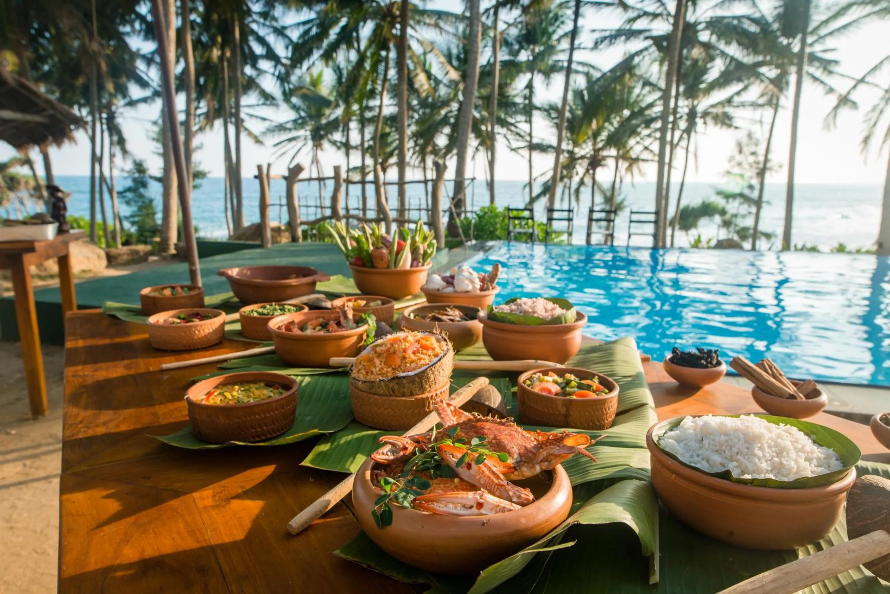 Food and drinks in Turtle Bay Boutique Hotel