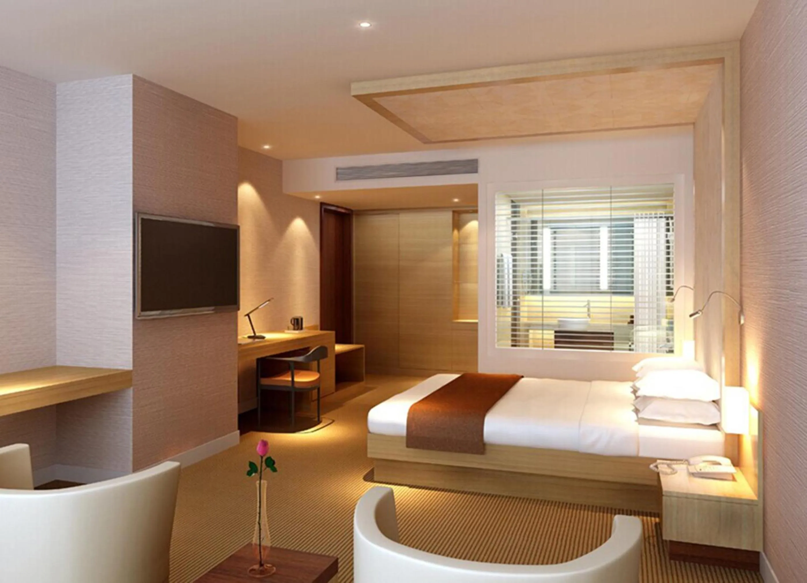 Bedroom, Bed in China Mayors Plaza