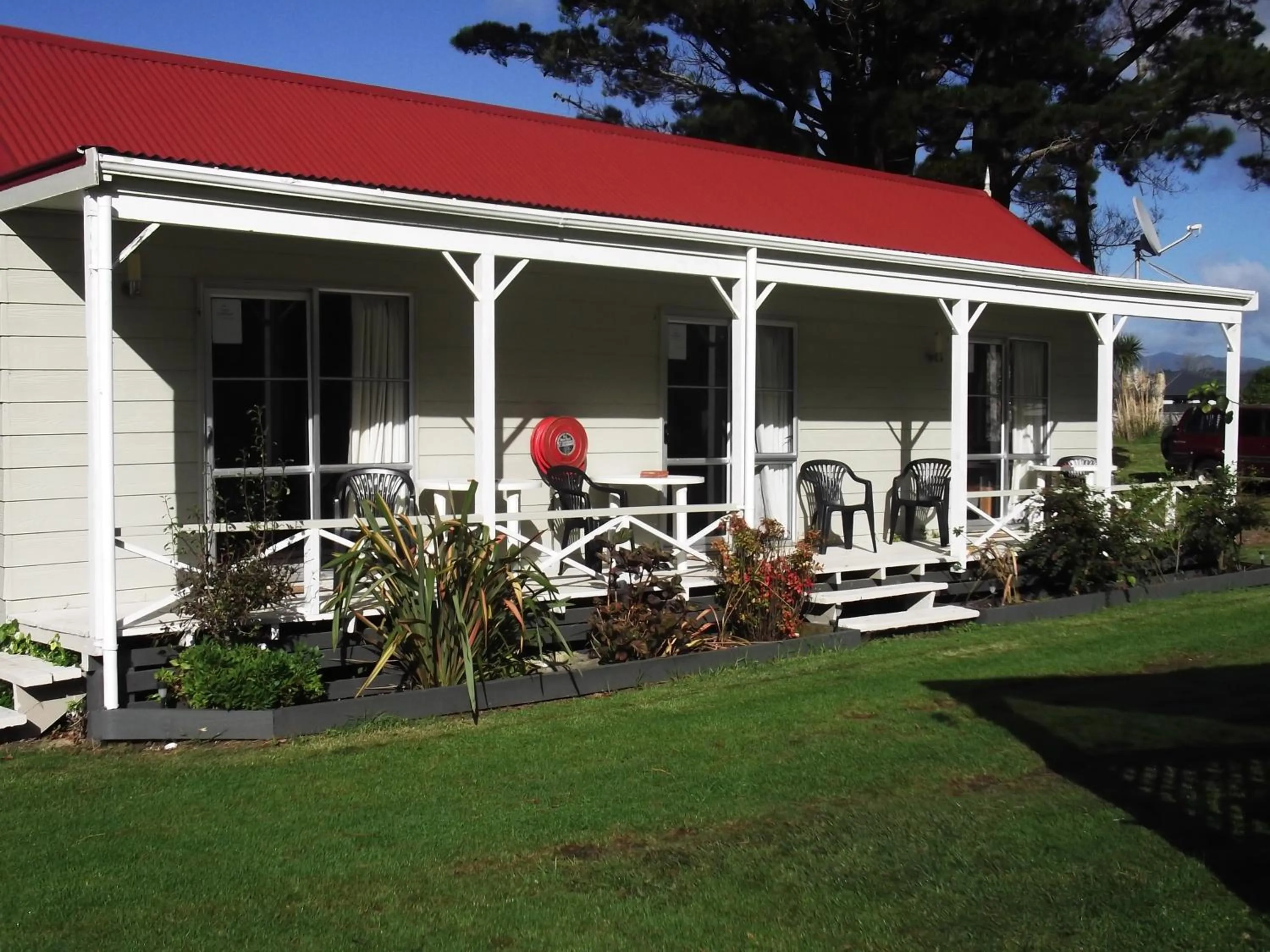 Patio in Whitianga Campground