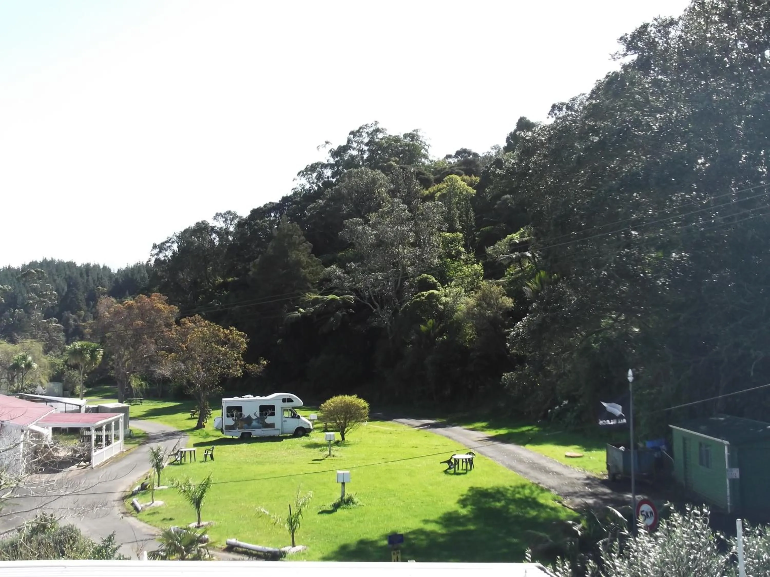 Bird's eye view in Whitianga Campground