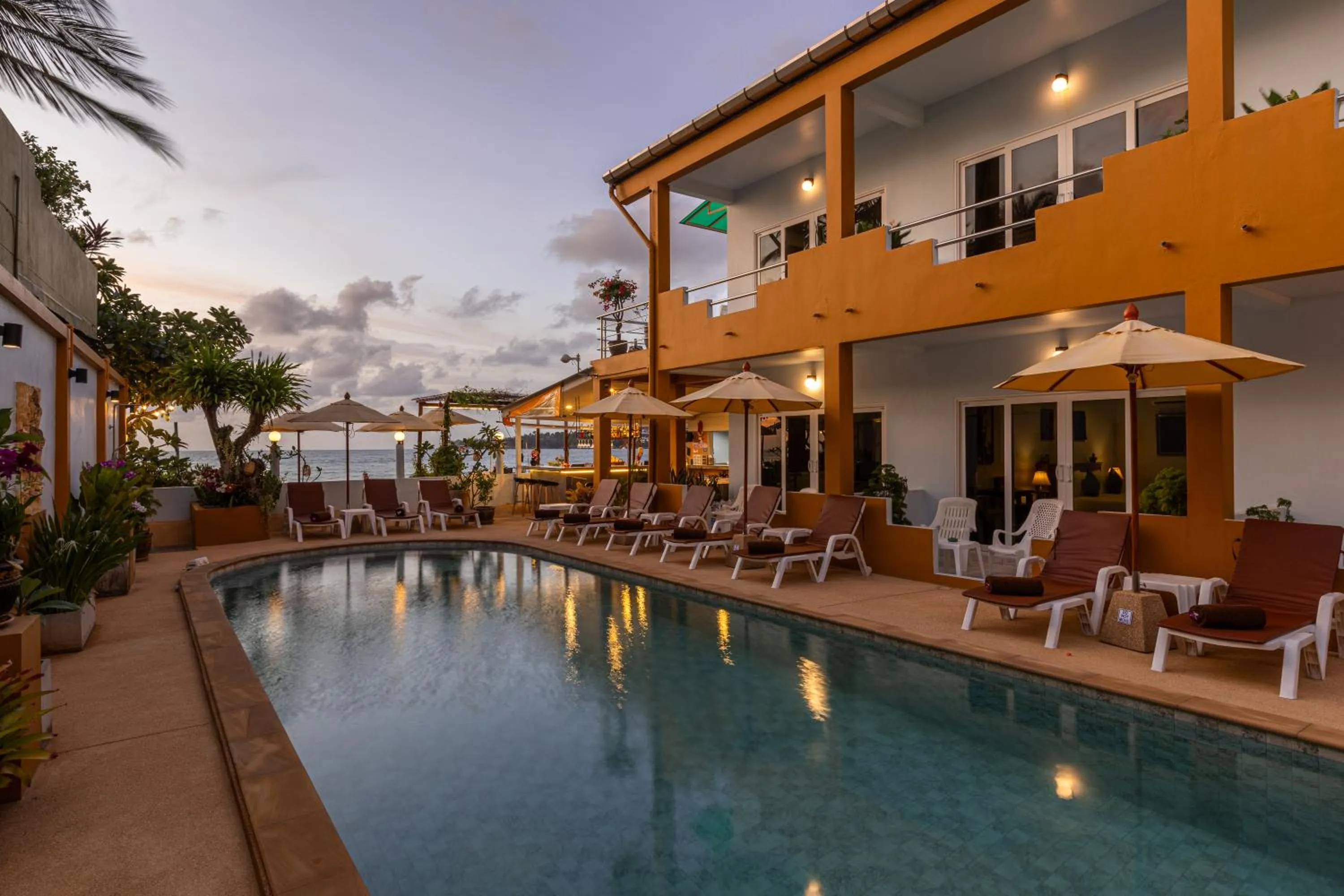 Pool view in Kamala Dreams