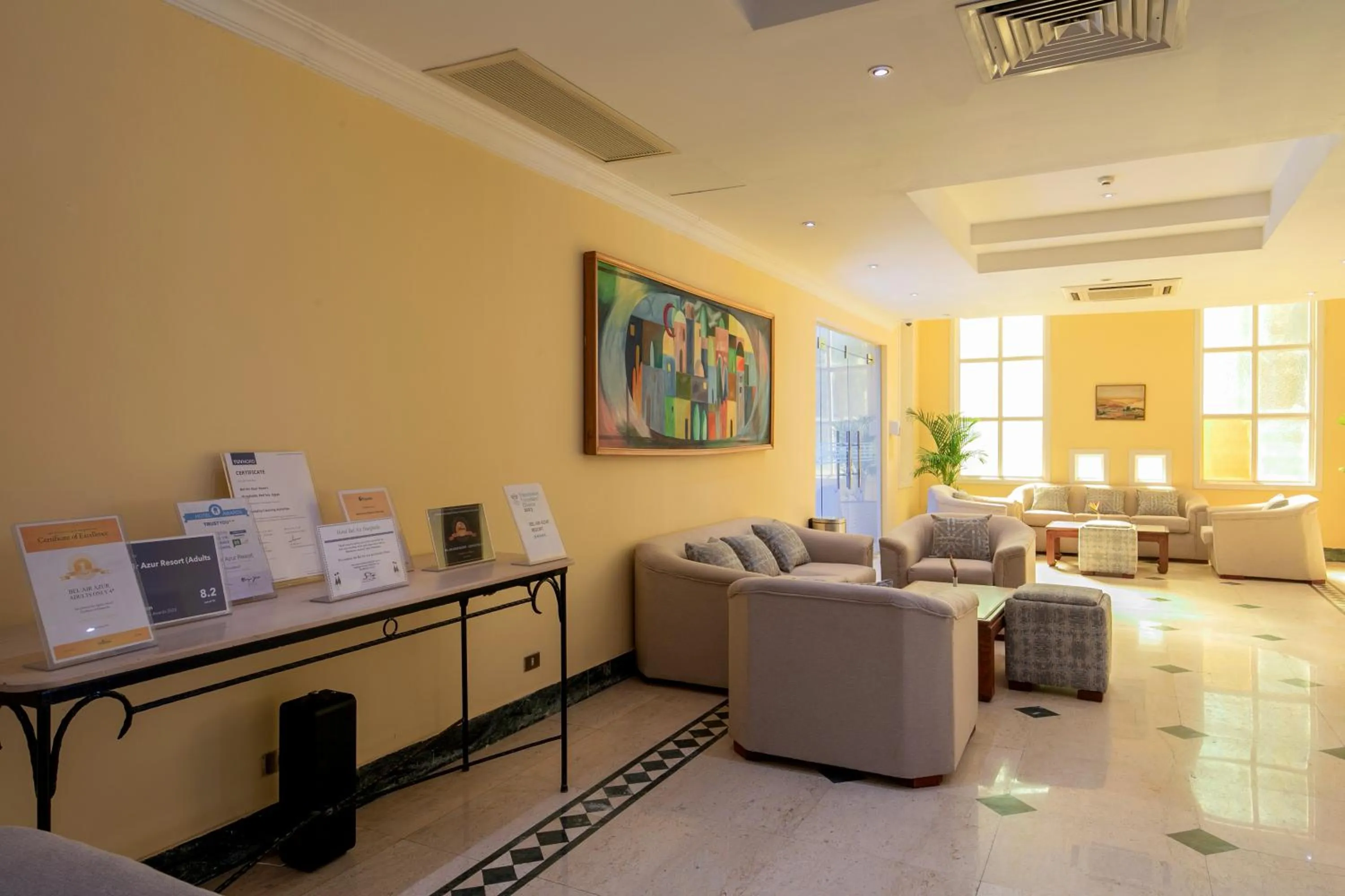 Seating area in Bel Air Azur Resort (Adults Only)