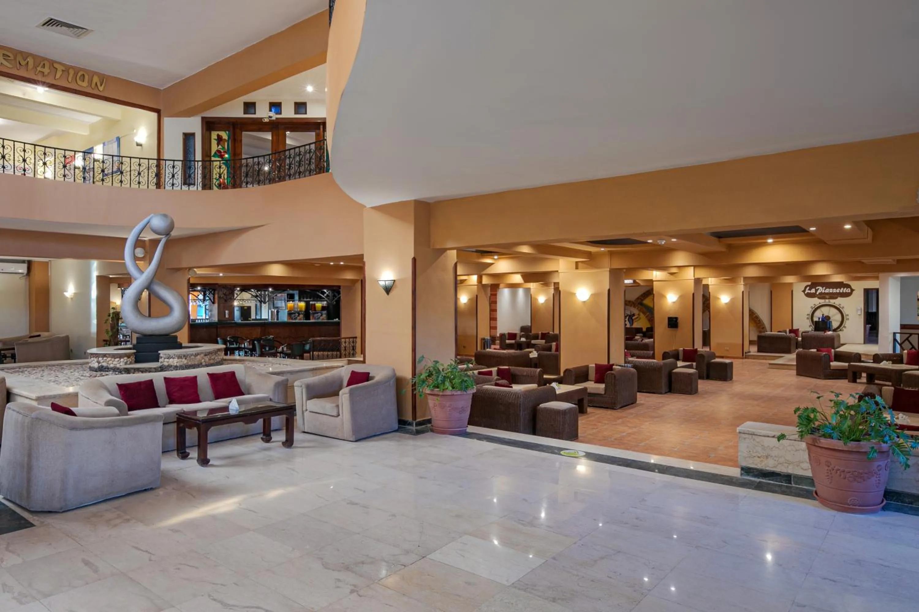 Seating area in Giftun Azur Resort