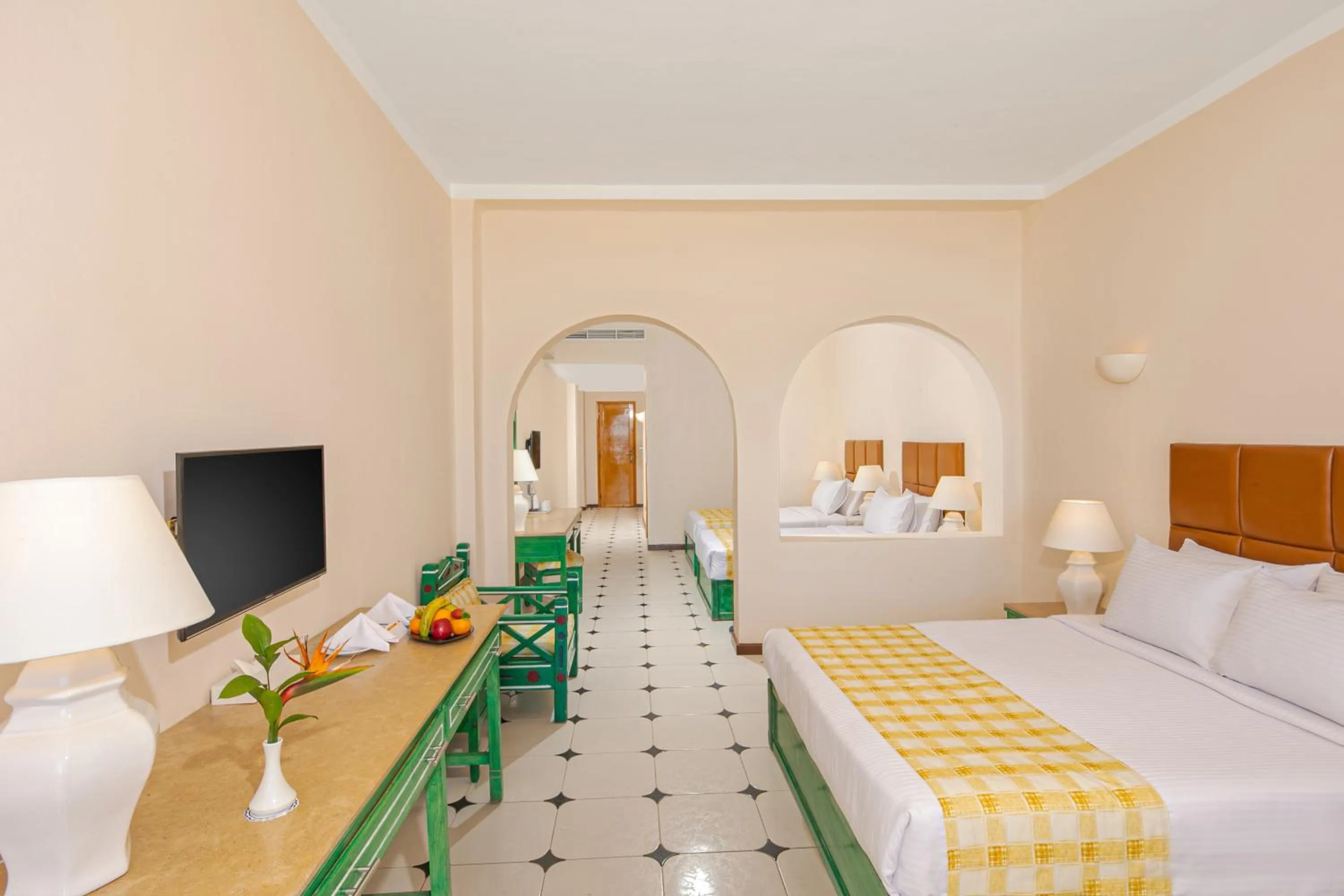 TV and multimedia, Bed in Giftun Azur Resort