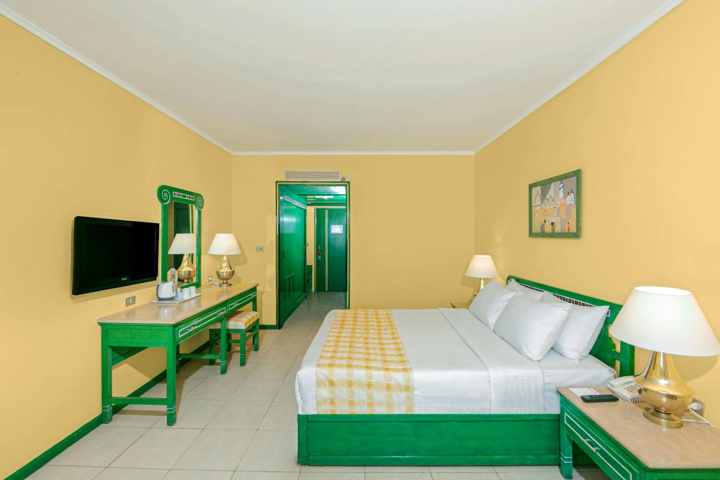 TV and multimedia, Bed in Giftun Azur Resort