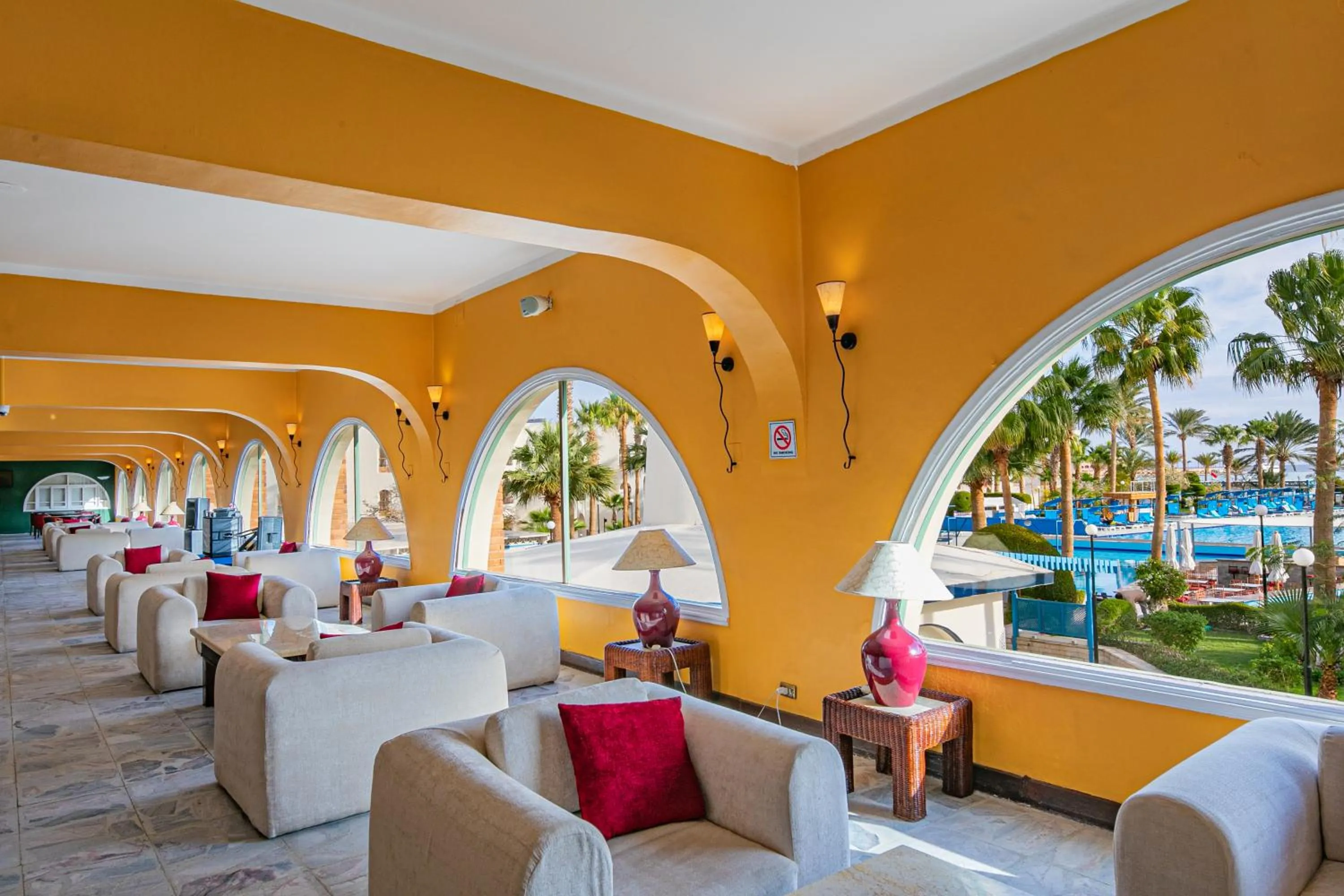 Seating area in Arabia Azur Resort