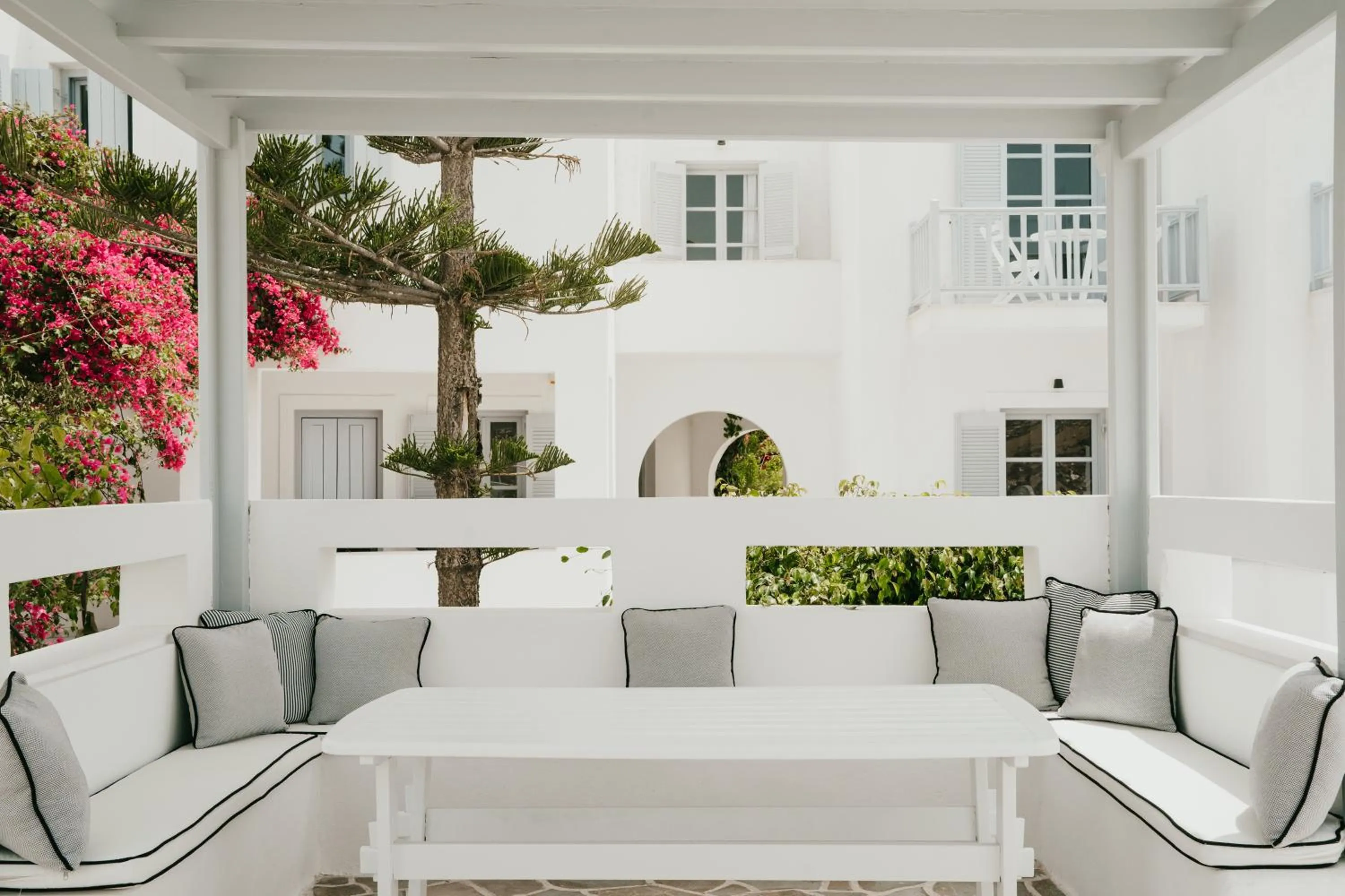 Seating area in Sunrise Paros