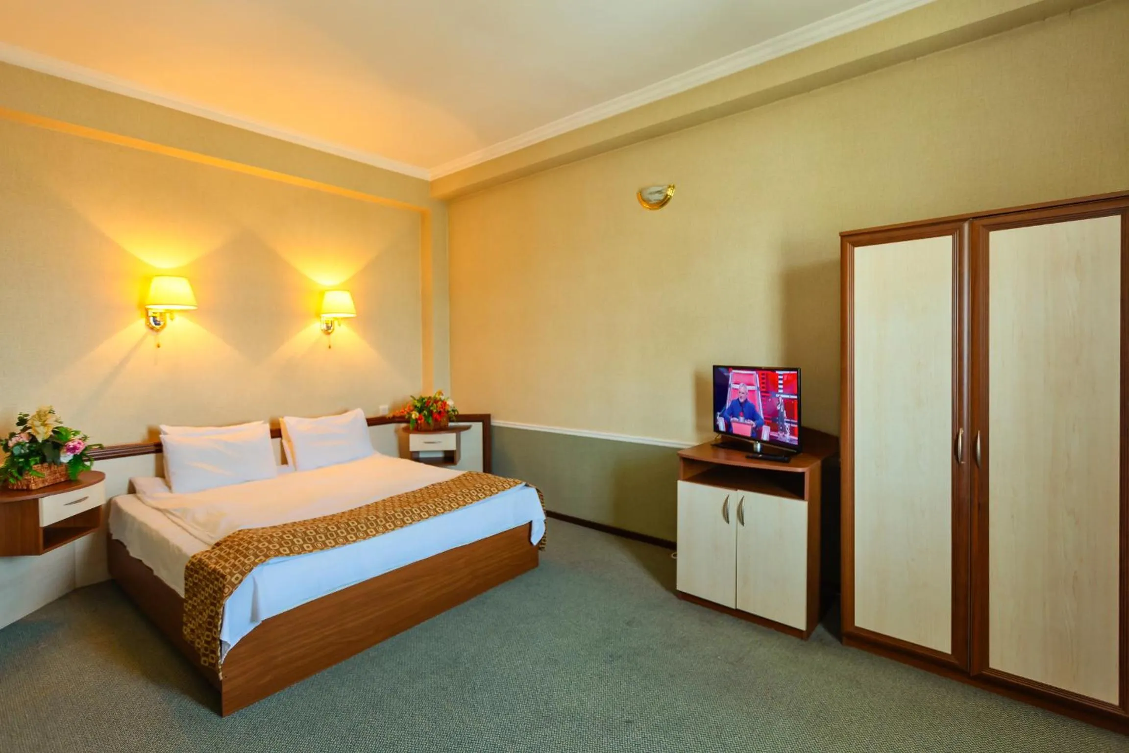 Bed in Diplomat Hotel Baku