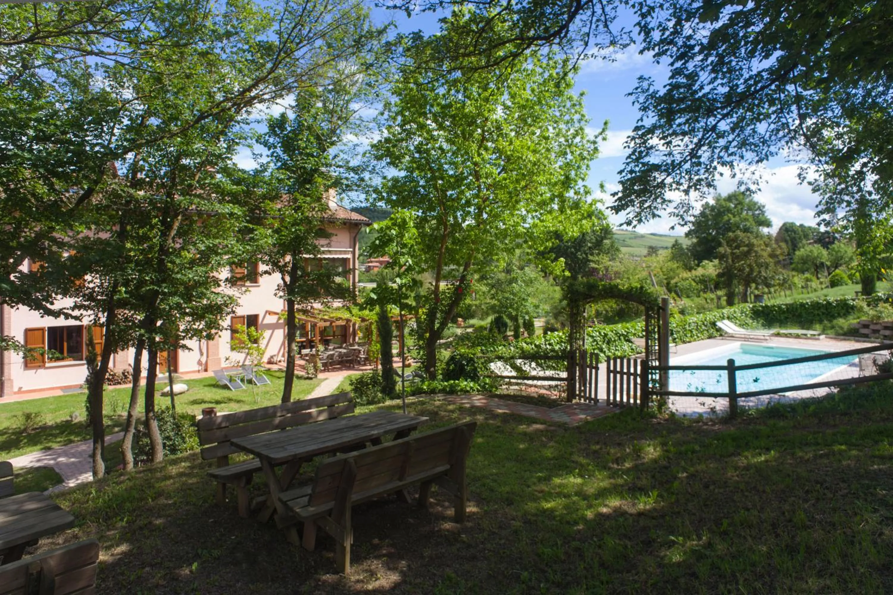 Garden in Agriturismo Il Cavicchio