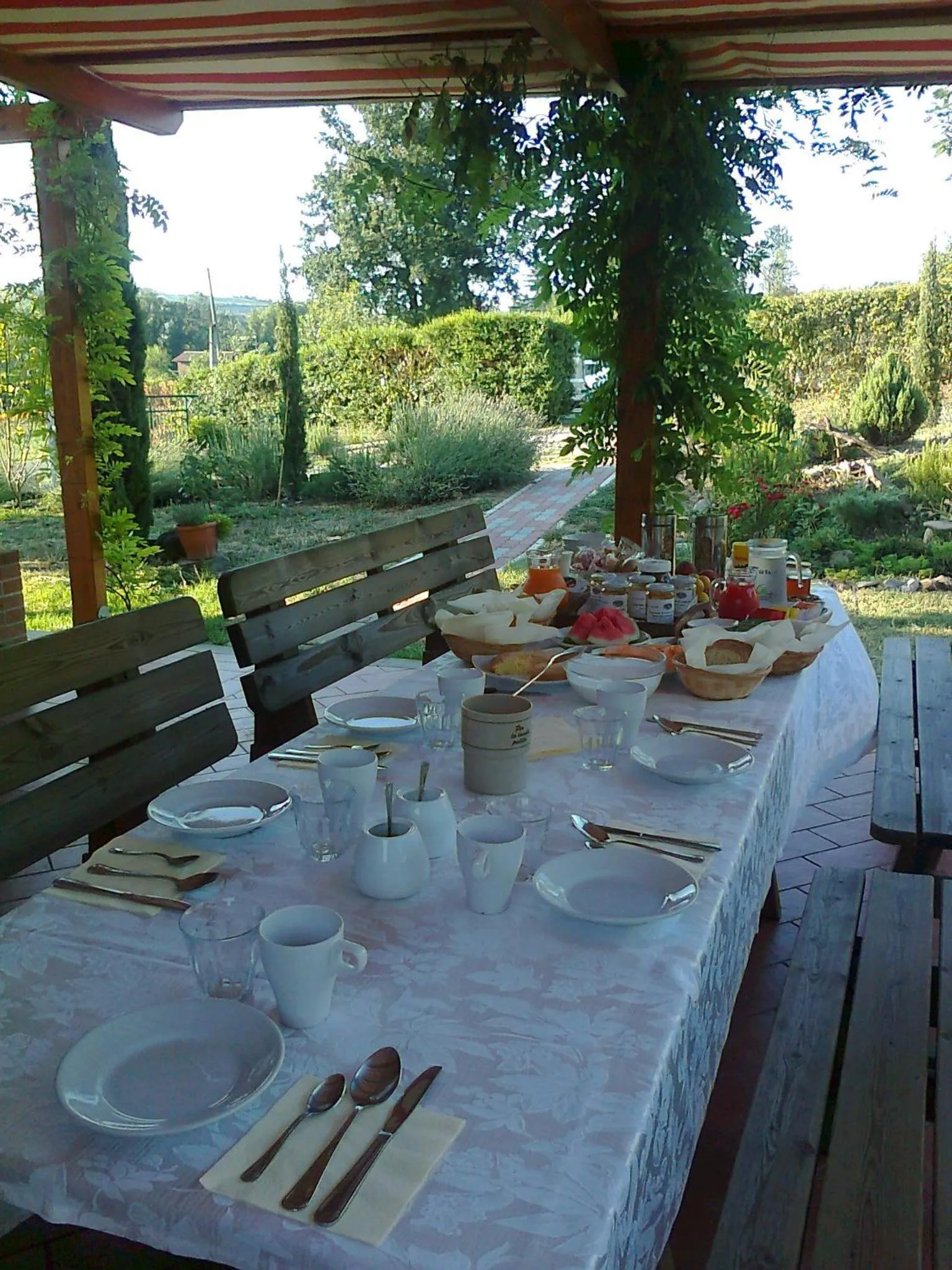 Garden in Agriturismo Il Cavicchio