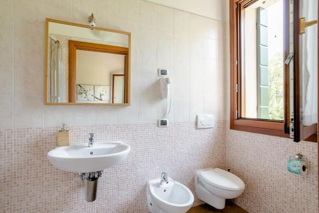 Toilet in Agriturismo Ai Carpini