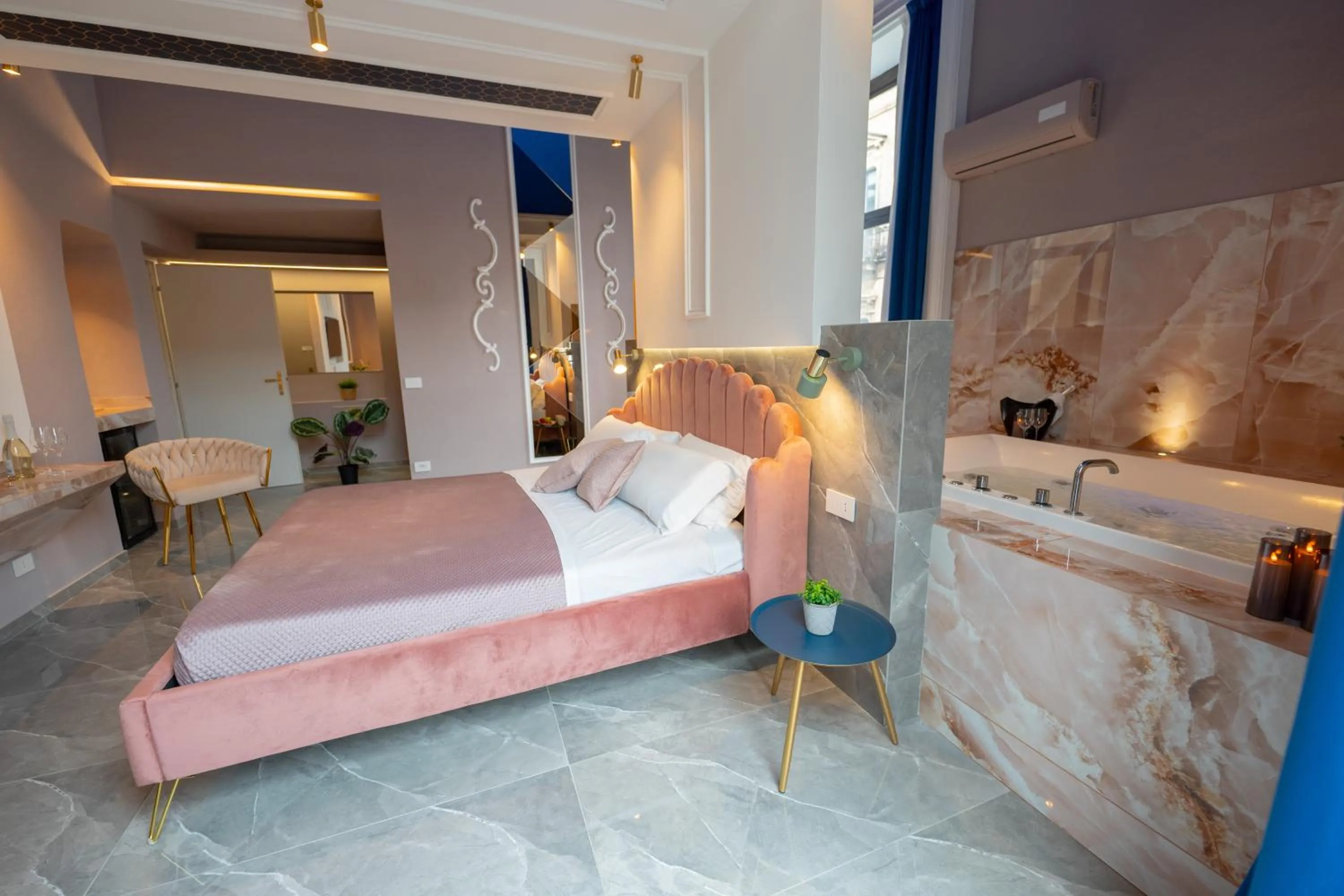 Bed in Palazzo Bruca Catania