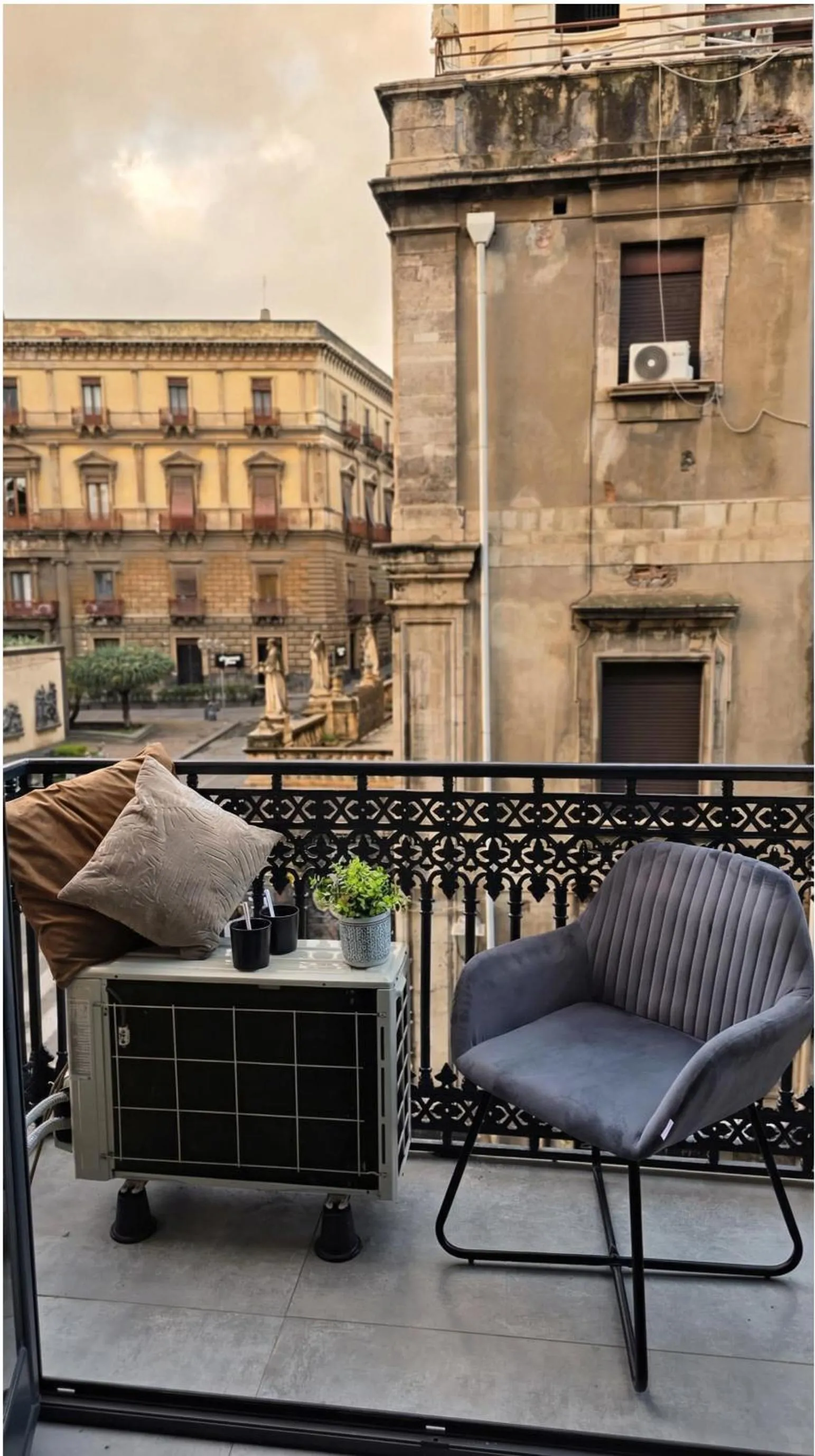 Balcony/Terrace in Palazzo Bruca Catania