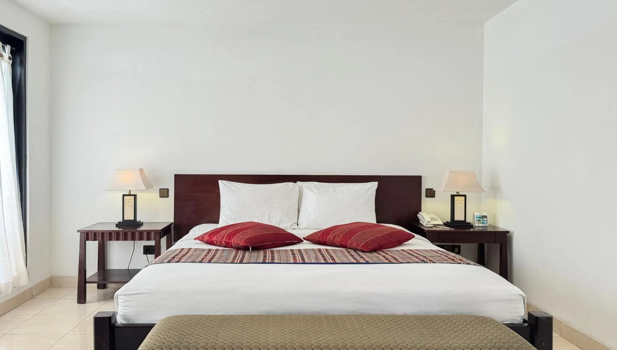 Bed in Legong Keraton Beach Hotel