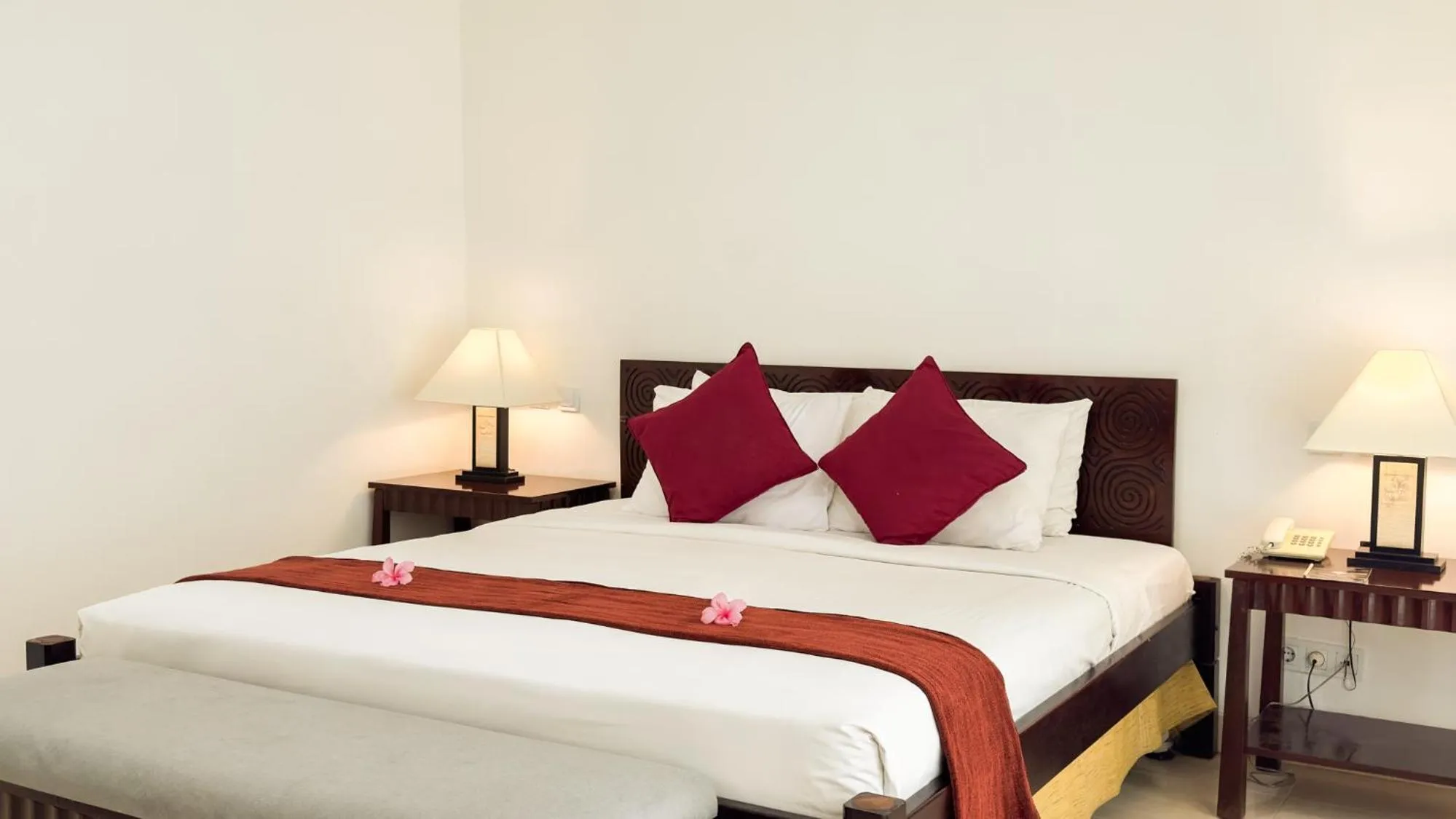 Bed in Legong Keraton Beach Hotel