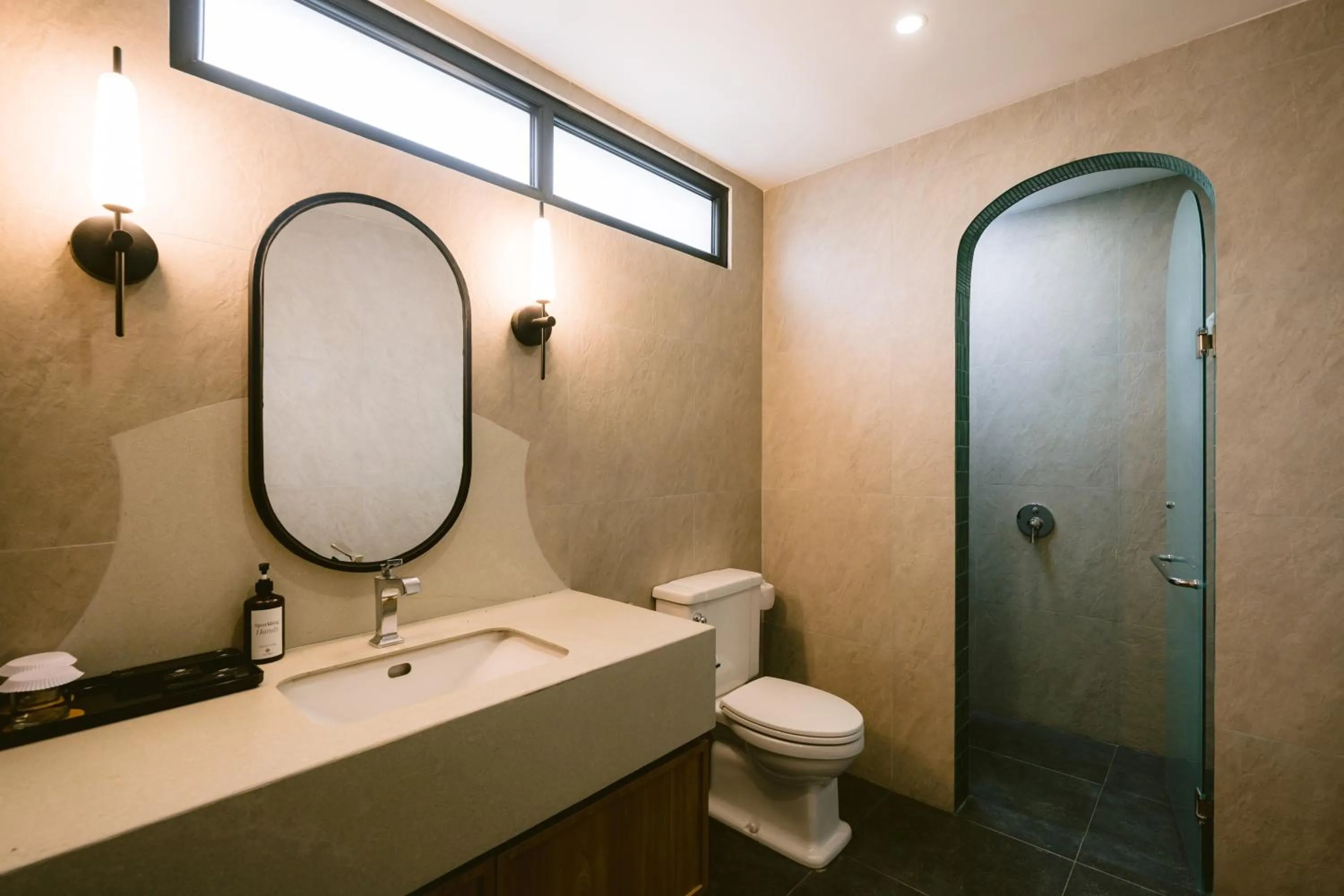 Bathroom in Legong Keraton Beach Hotel