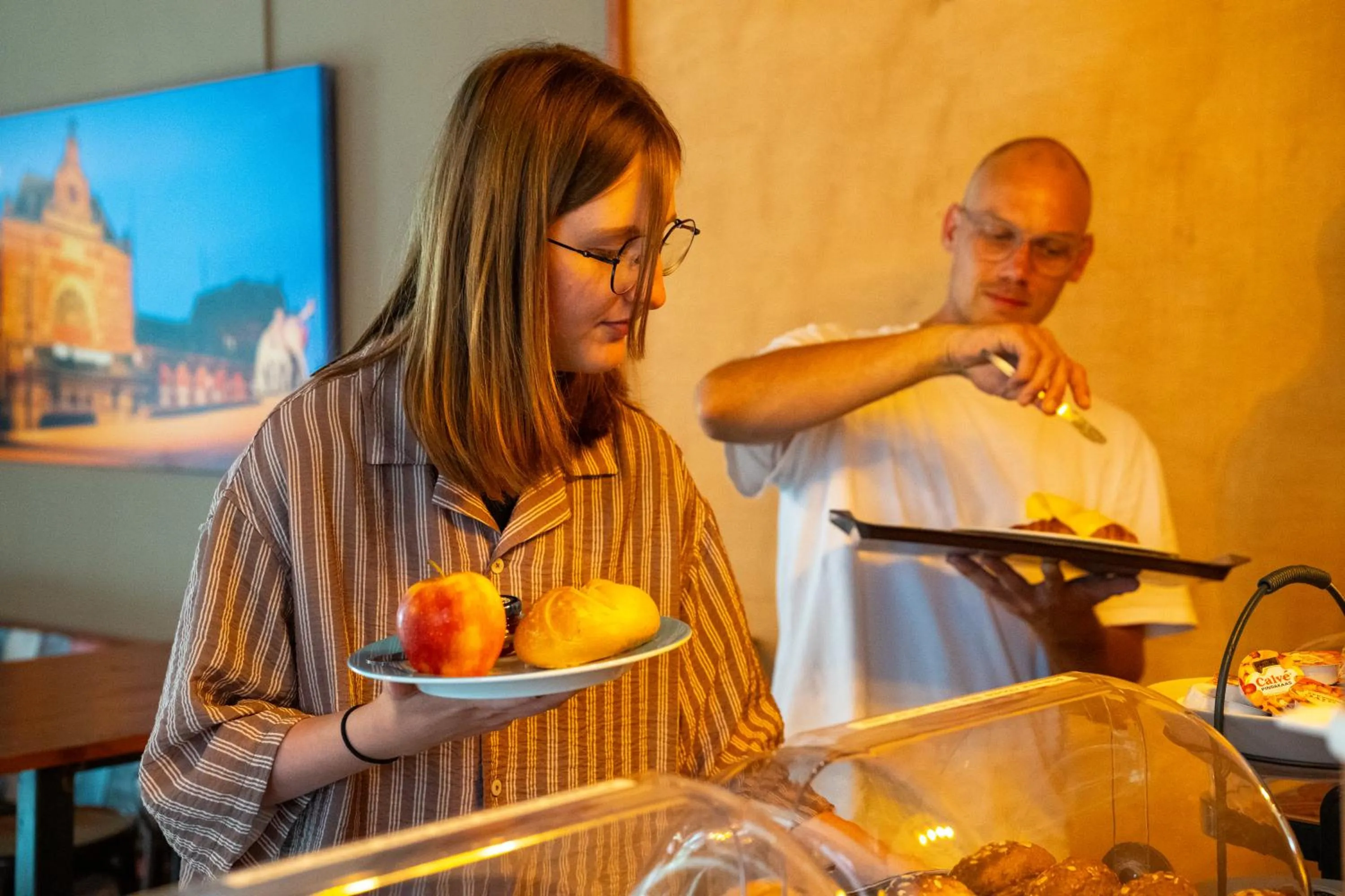 Breakfast in Simplon Hostel