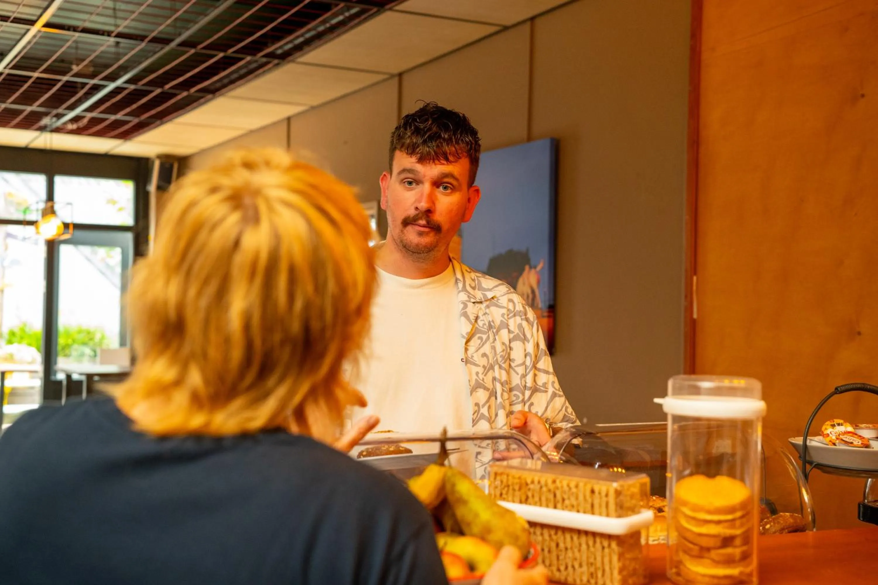 Breakfast in Simplon Hostel