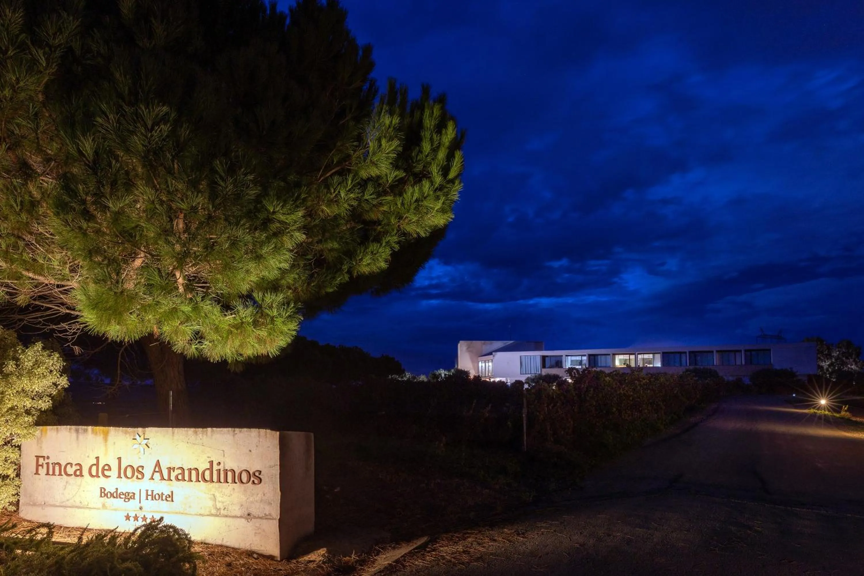 Night in Hotel-Bodega Finca de Los Arandinos