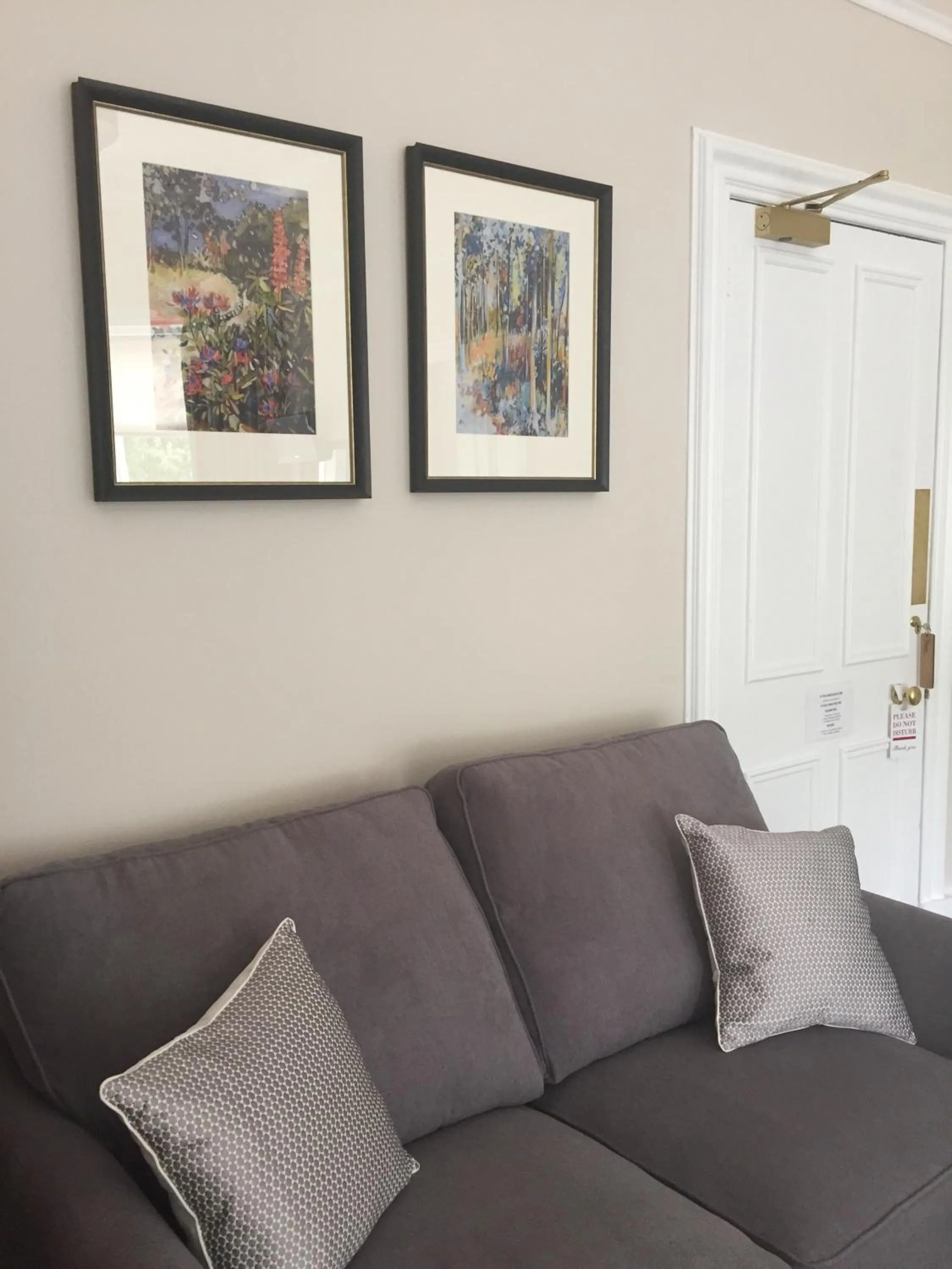 Seating area in Fernbank House