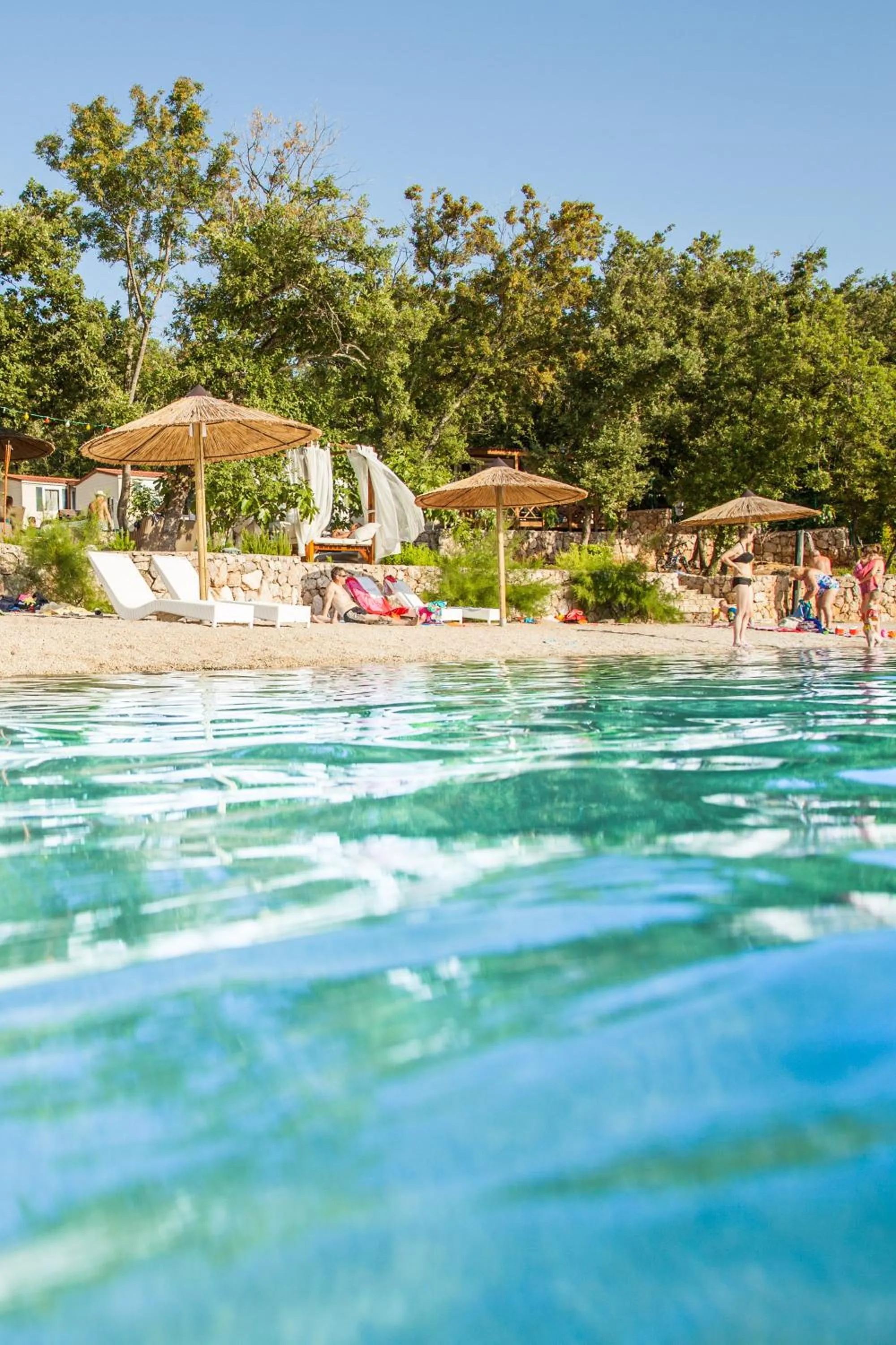 Beach in Krk Mobile Homes