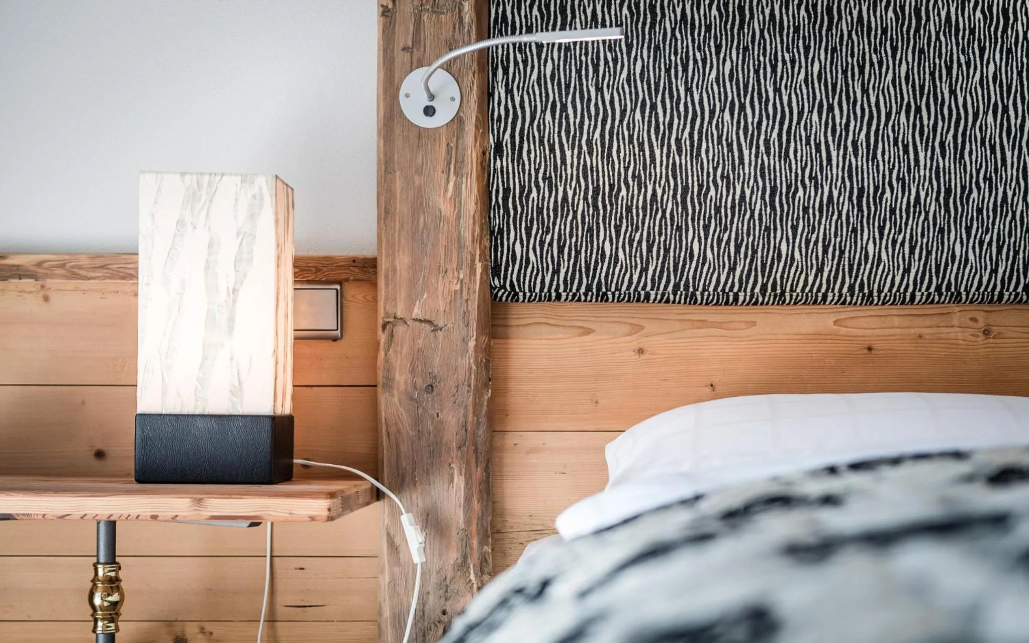 Decorative detail, Bed in Sporthotel Exclusive