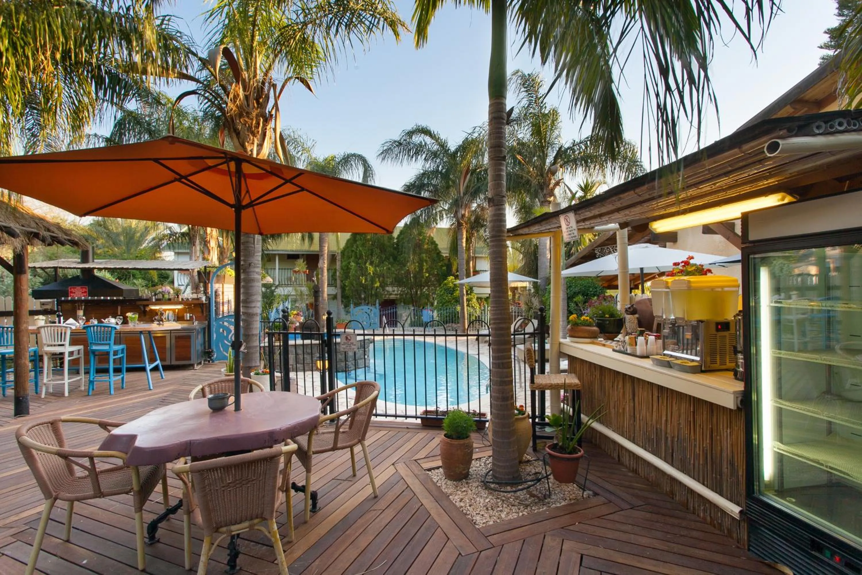 On site in Out of Africa Resort