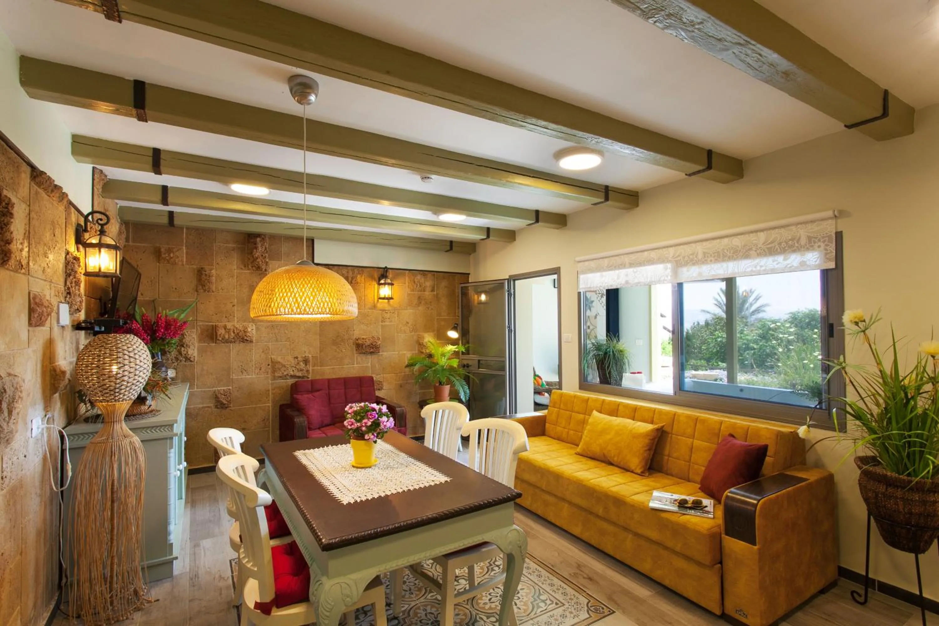 Dining area in Out of Africa Resort