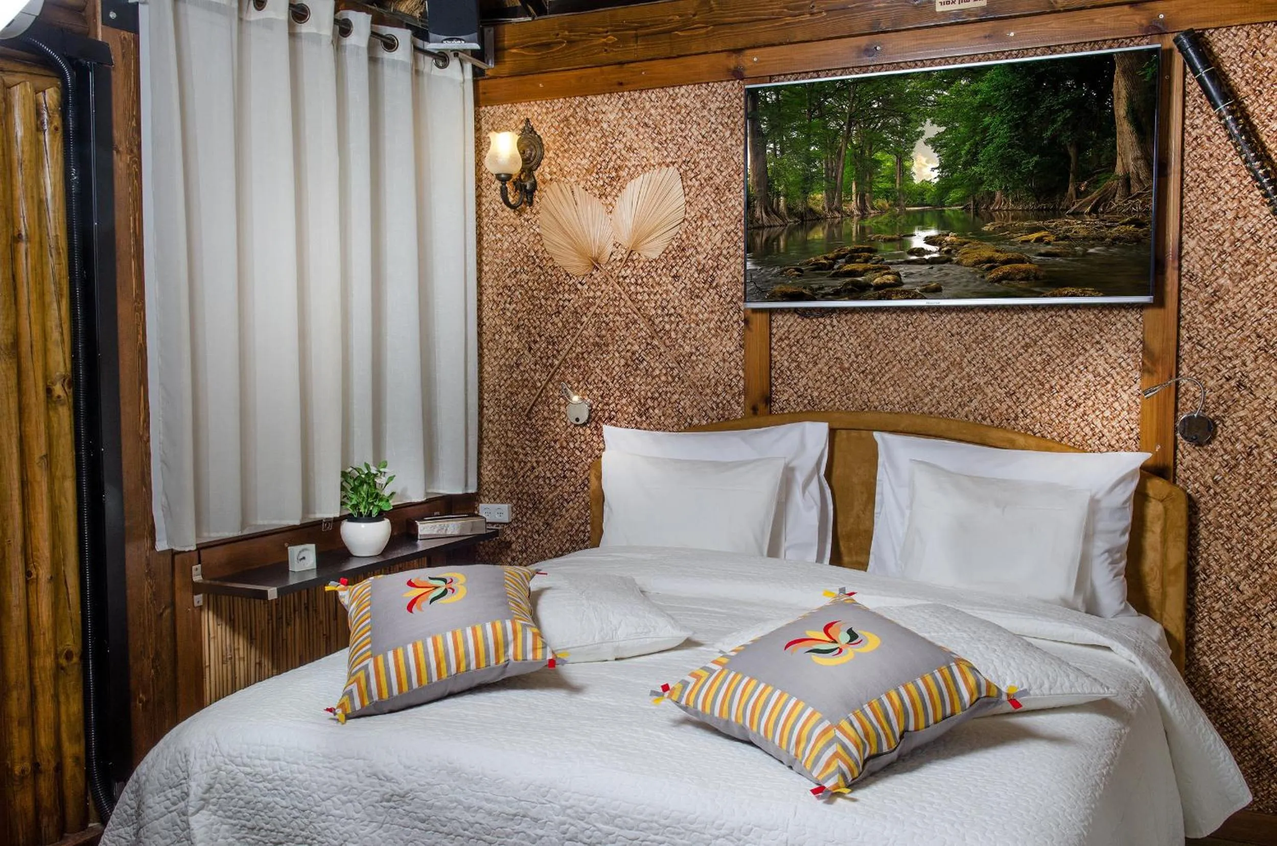 Bed in Out of Africa Resort