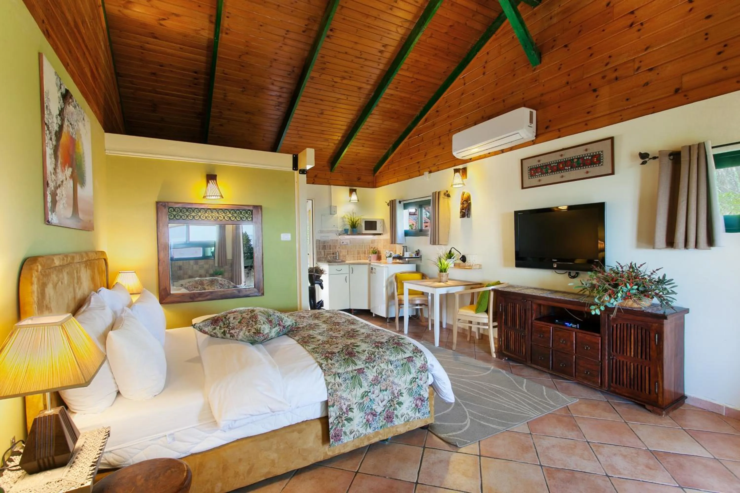 Living room, Bed in Out of Africa Resort