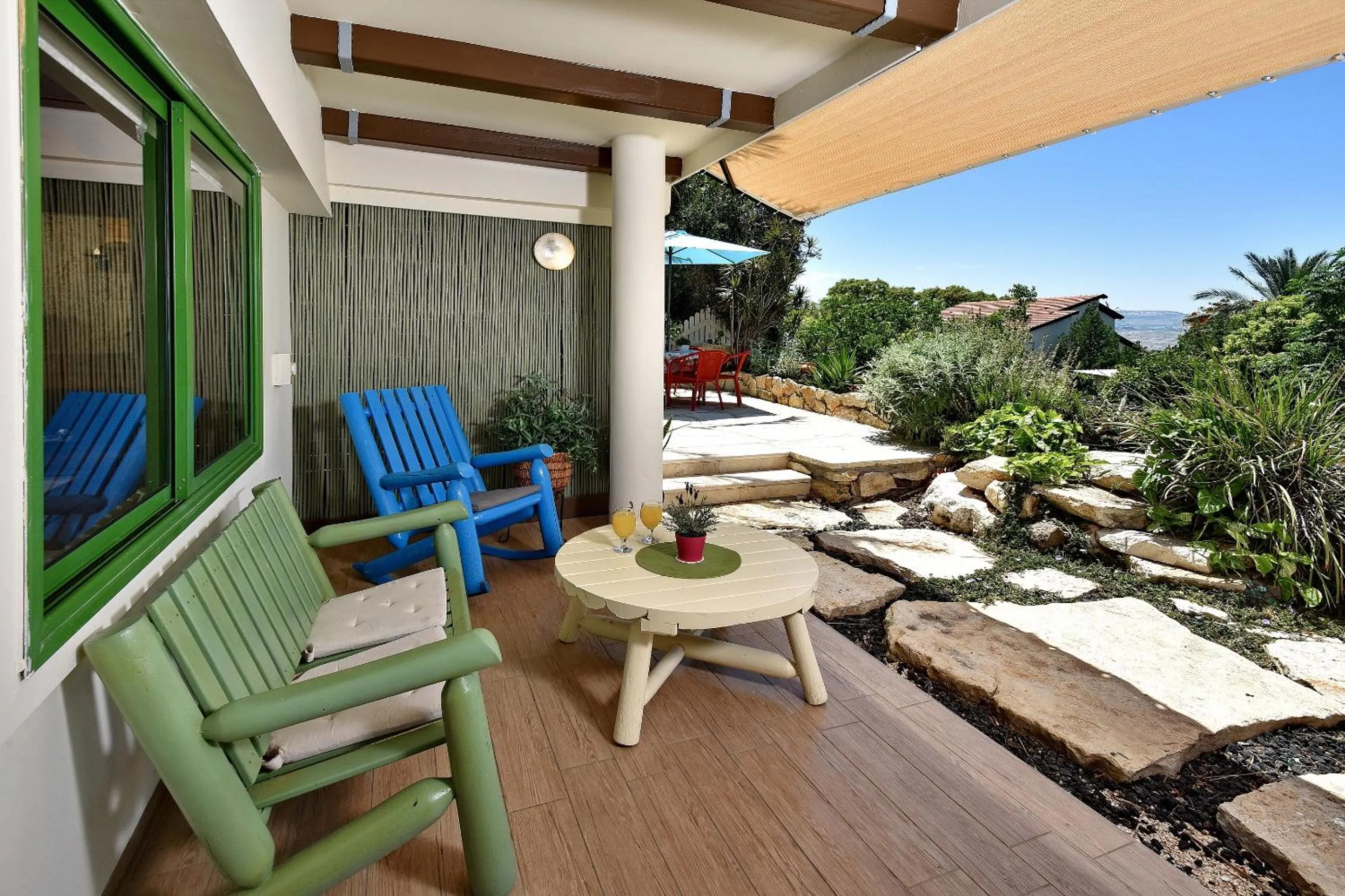 Garden in Out of Africa Resort