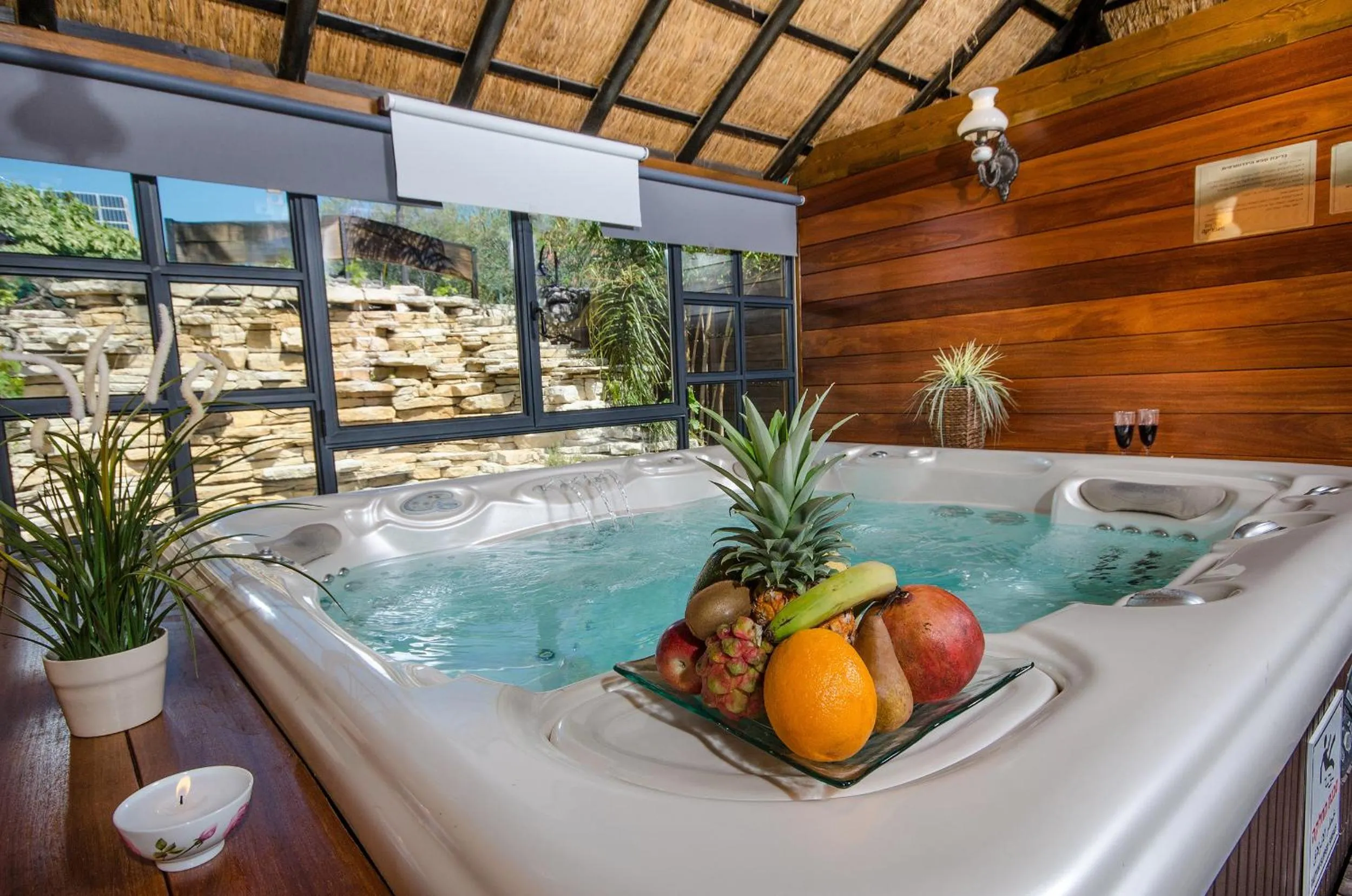 Hot Spring Bath in Out of Africa Resort