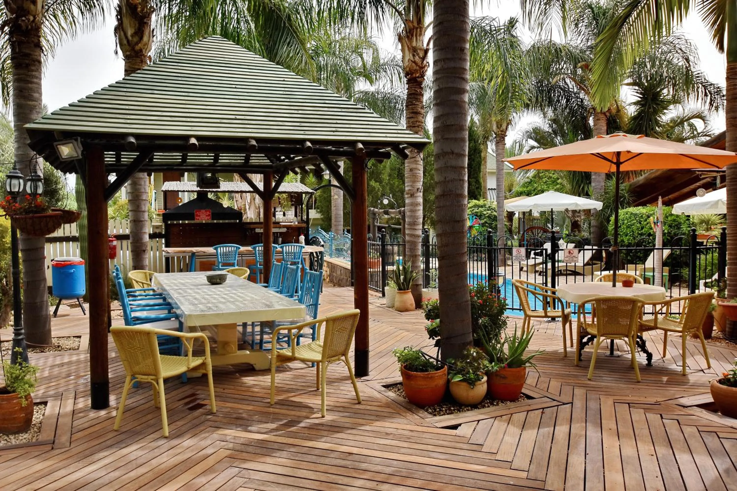 Dining area in Out of Africa Resort